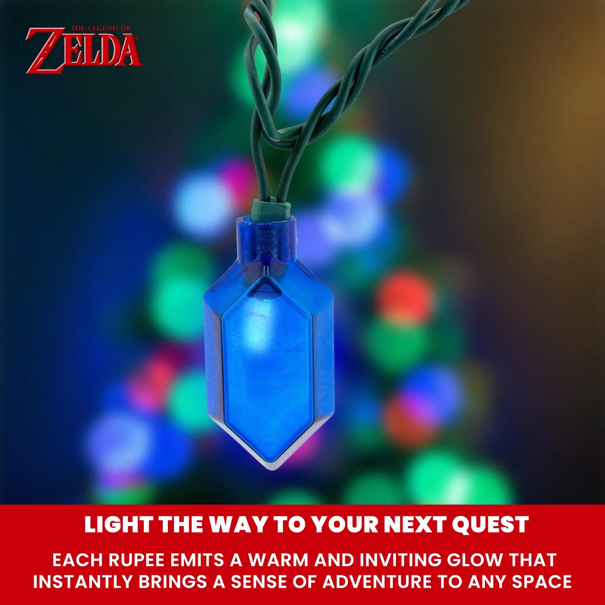 The Legend of Zelda Rupee String Lights - Image 4