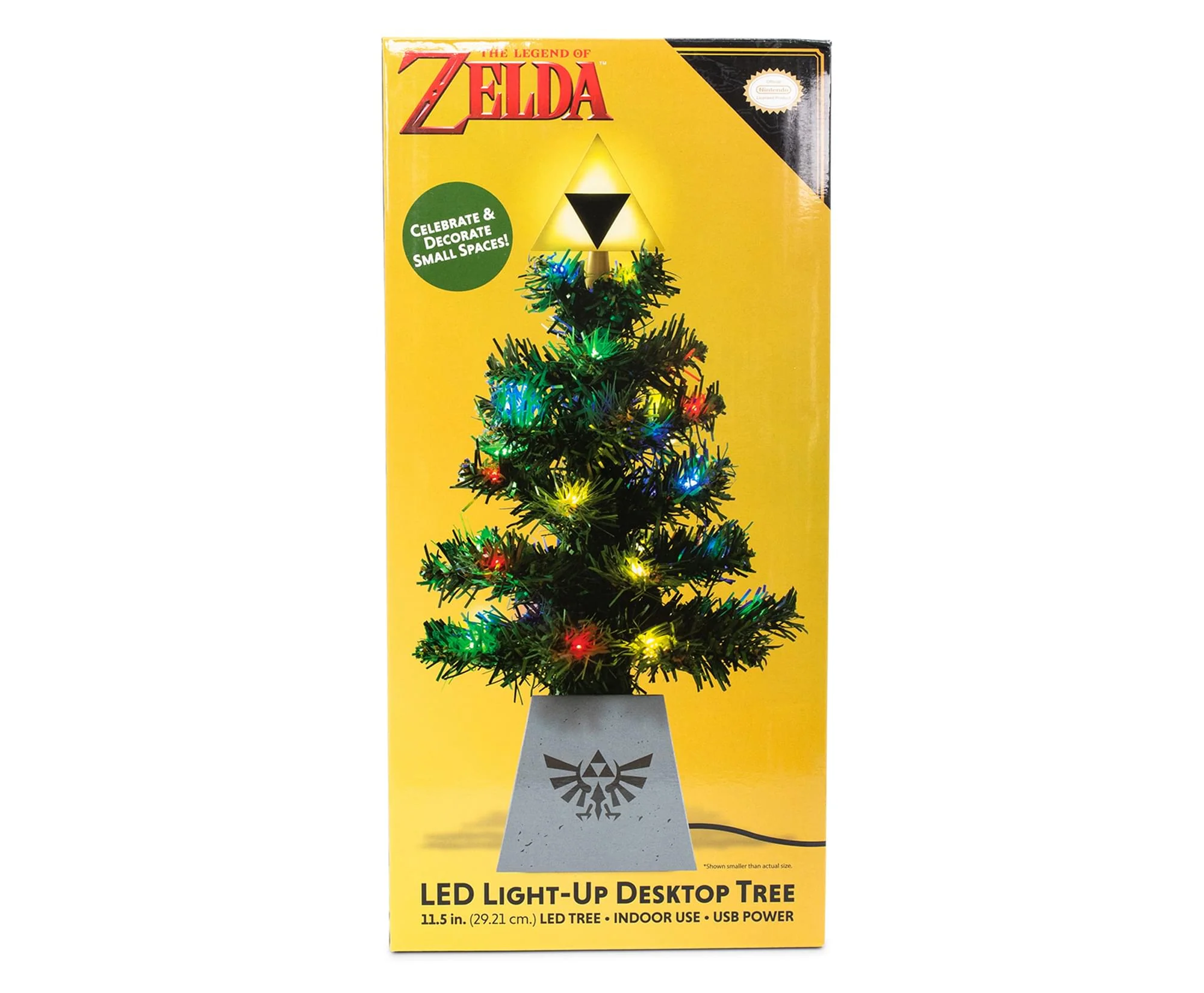The Legend of Zelda Triforce LED USB-Powered Light-Up Desktop Holiday Tree - Image 2