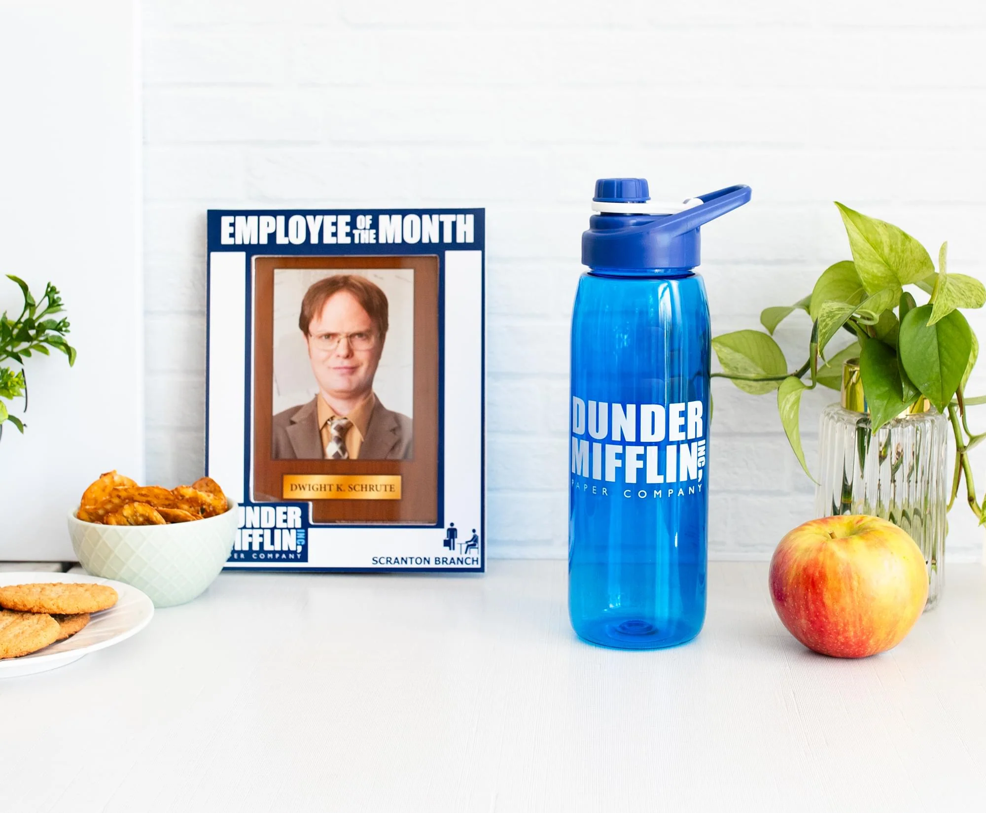 The Office Dunder Mifflin Water Bottle With Handle Lid | Holds 28 Ounces - Image 4