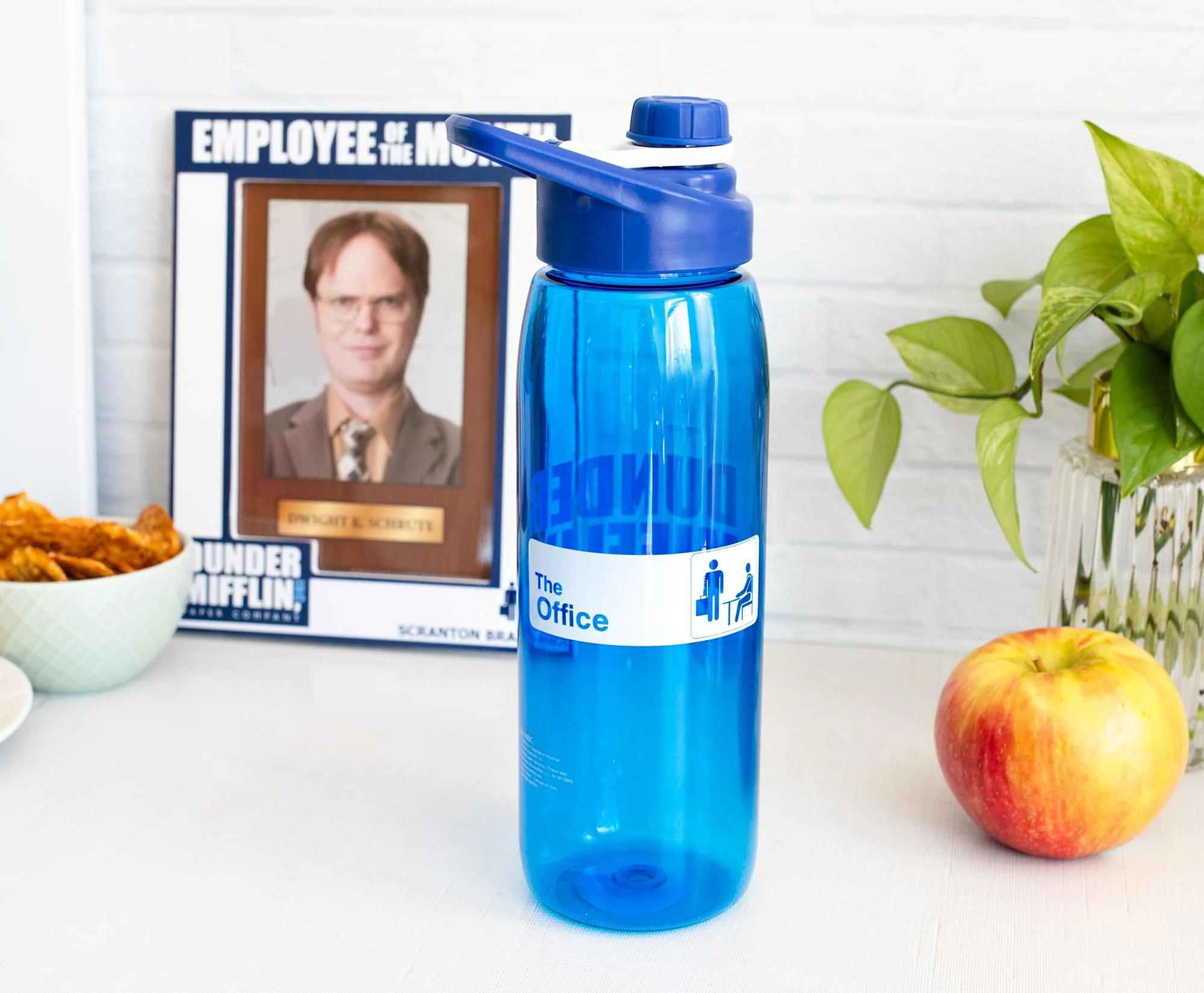 The Office Dunder Mifflin Water Bottle With Handle Lid | Holds 28 Ounces - Image 5