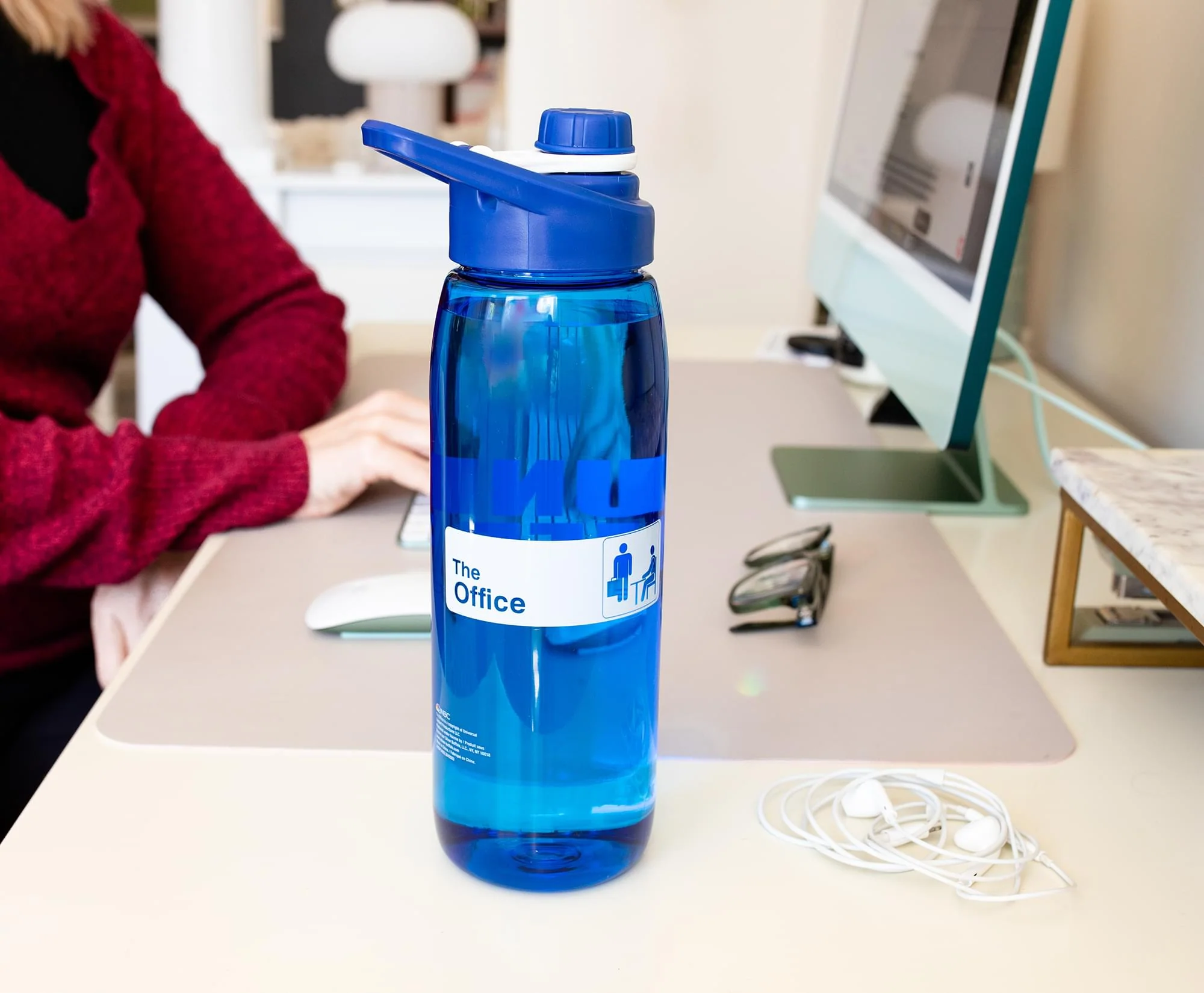The Office Dunder Mifflin Water Bottle With Handle Lid | Holds 28 Ounces - Image 8