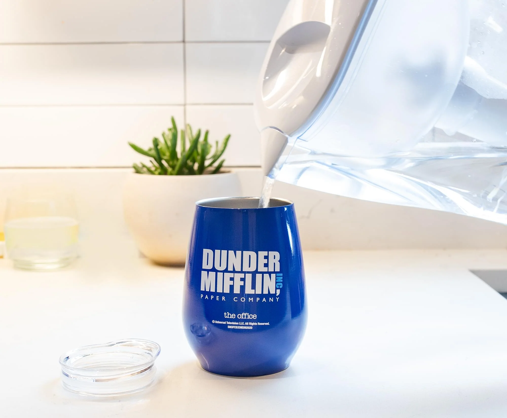 The Office Dunder Mifflin Stainless Steel Tumbler With Lid | Holds 10 Ounces - Image 8