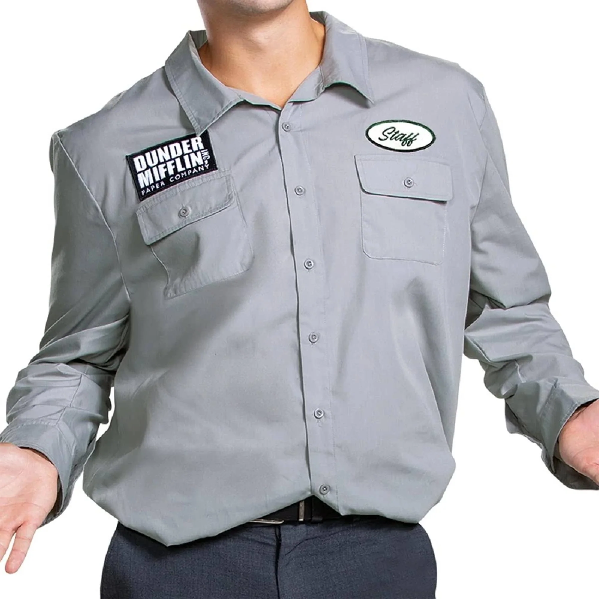 The Office Dunder Mifflin Warehouse Adult Costume - Image 2