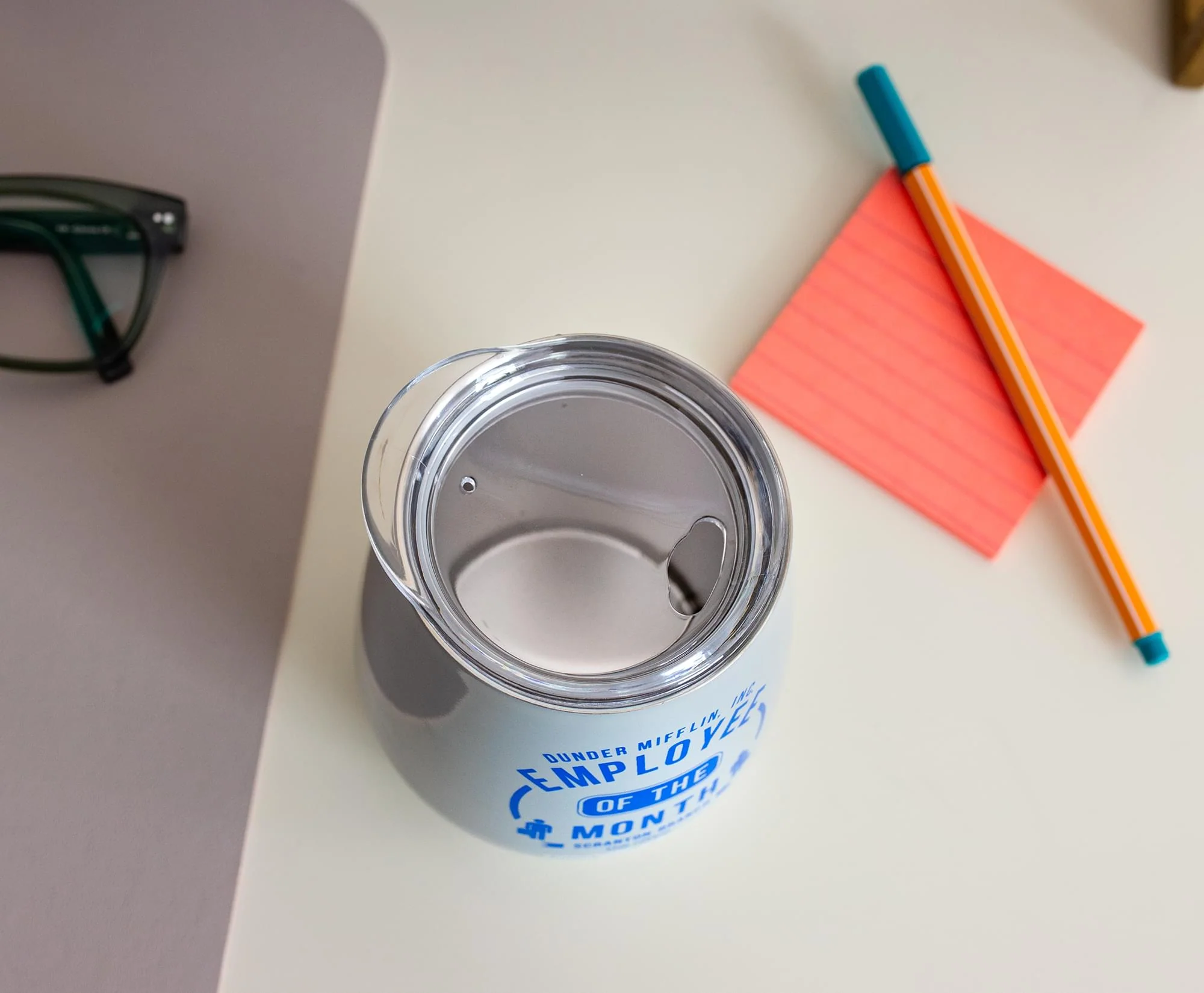 The Office "Employee of the Month" Stainless Steel Tumbler With Lid | 10 Ounces - Image 6
