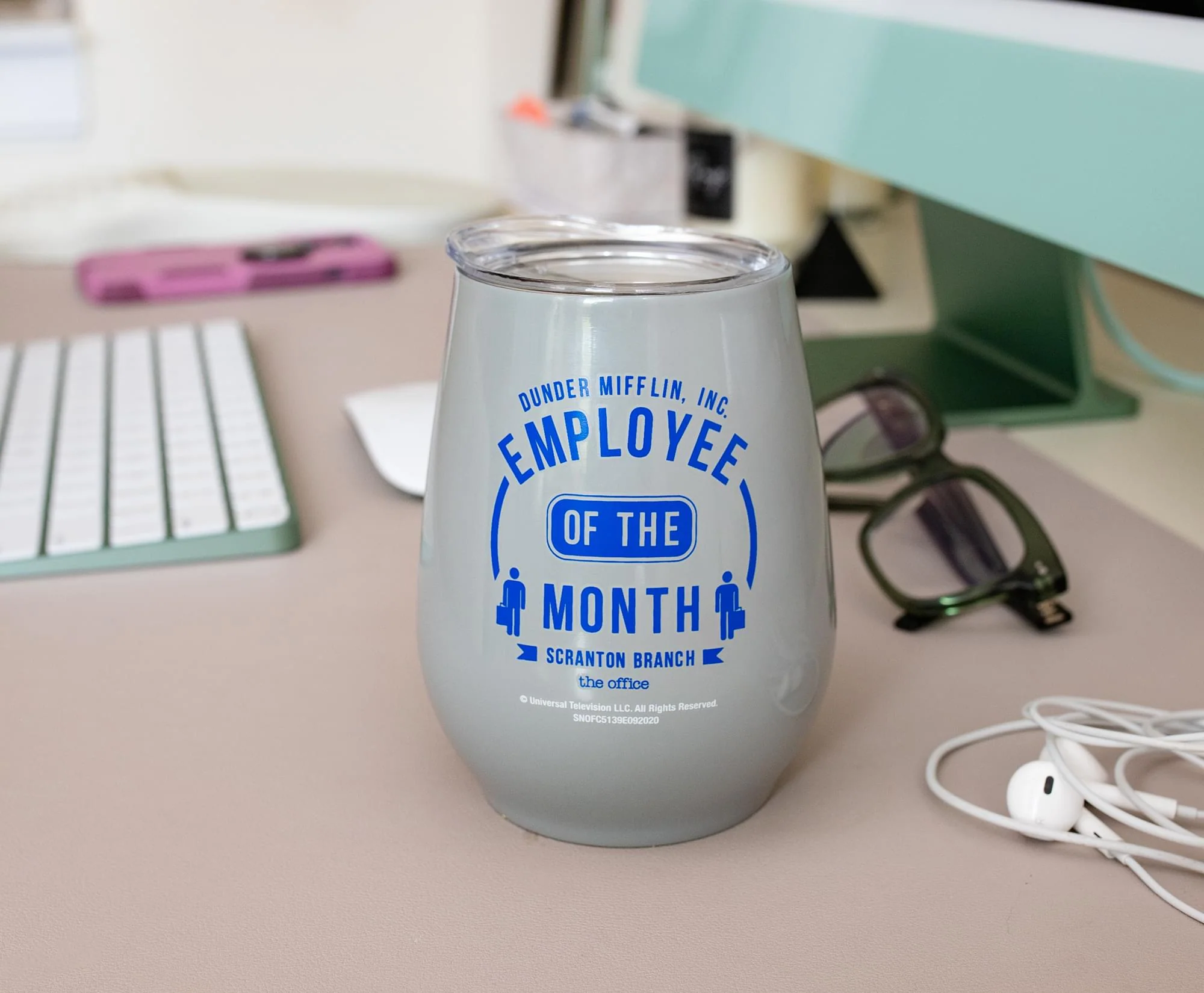 The Office "Employee of the Month" Stainless Steel Tumbler With Lid | 10 Ounces - Image 7