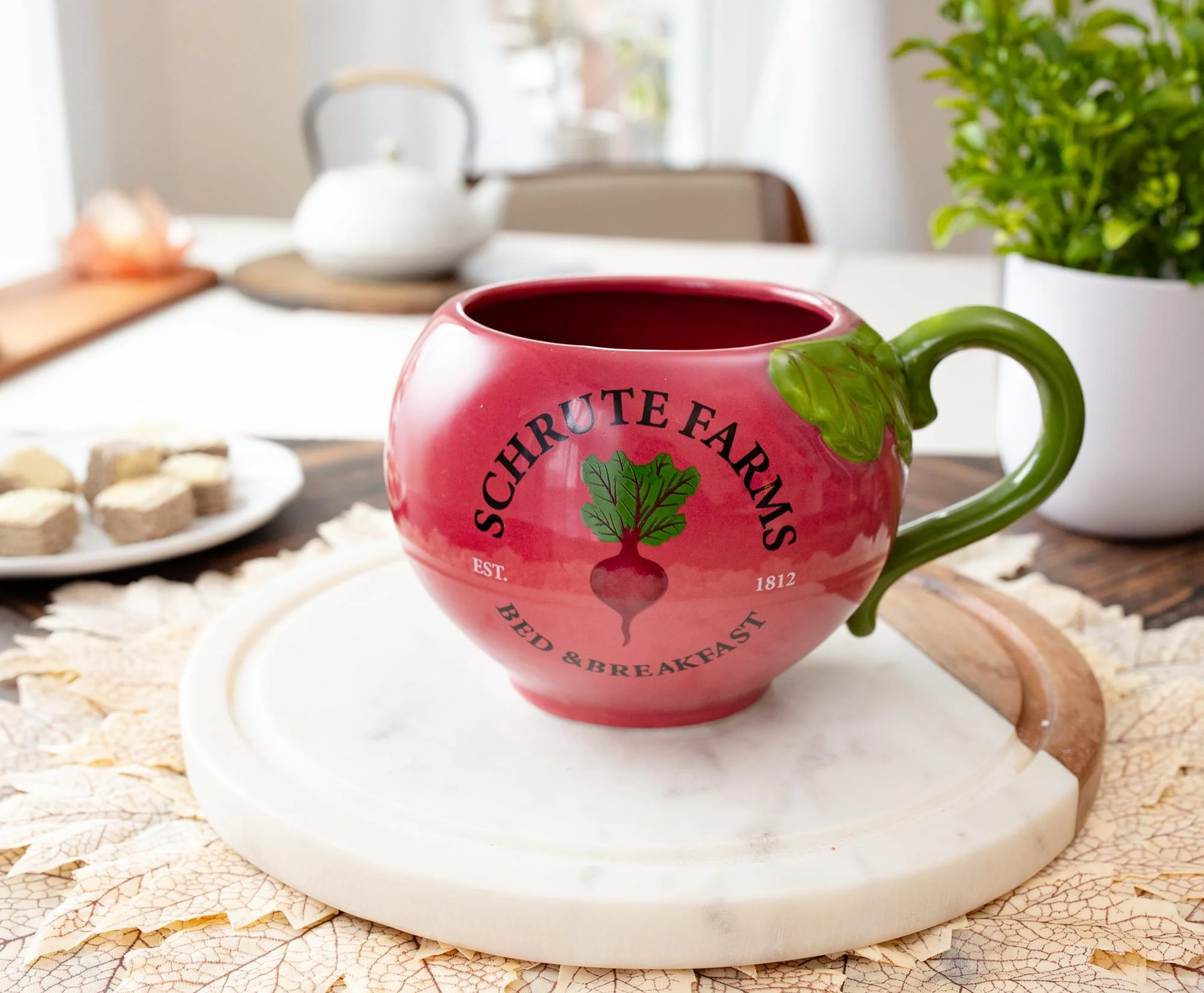 The Office Schrute Farms Beet 3D Sculpted Ceramic Mug | Holds 20 Ounces - Image 4