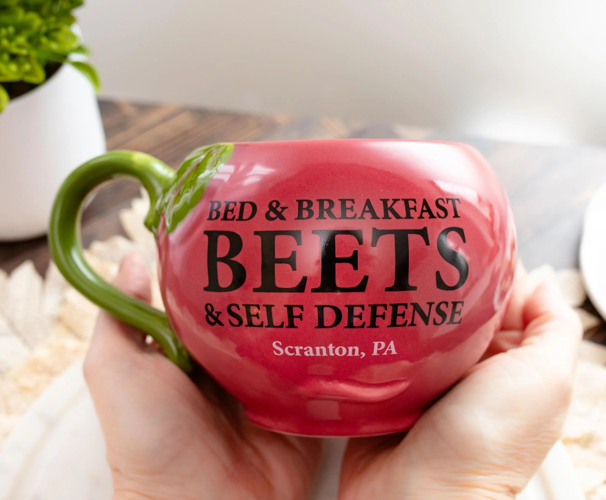 The Office Schrute Farms Beet 3D Sculpted Ceramic Mug | Holds 20 Ounces - Image 6