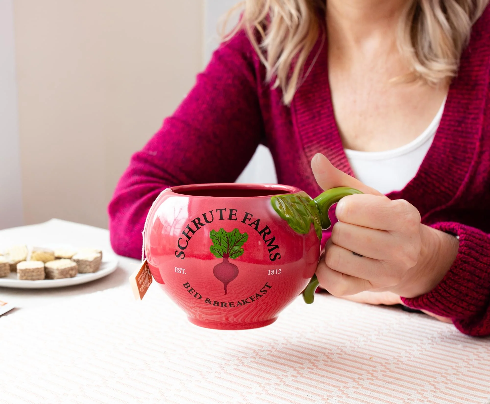 The Office Schrute Farms Beet 3D Sculpted Ceramic Mug | Holds 20 Ounces - Image 9