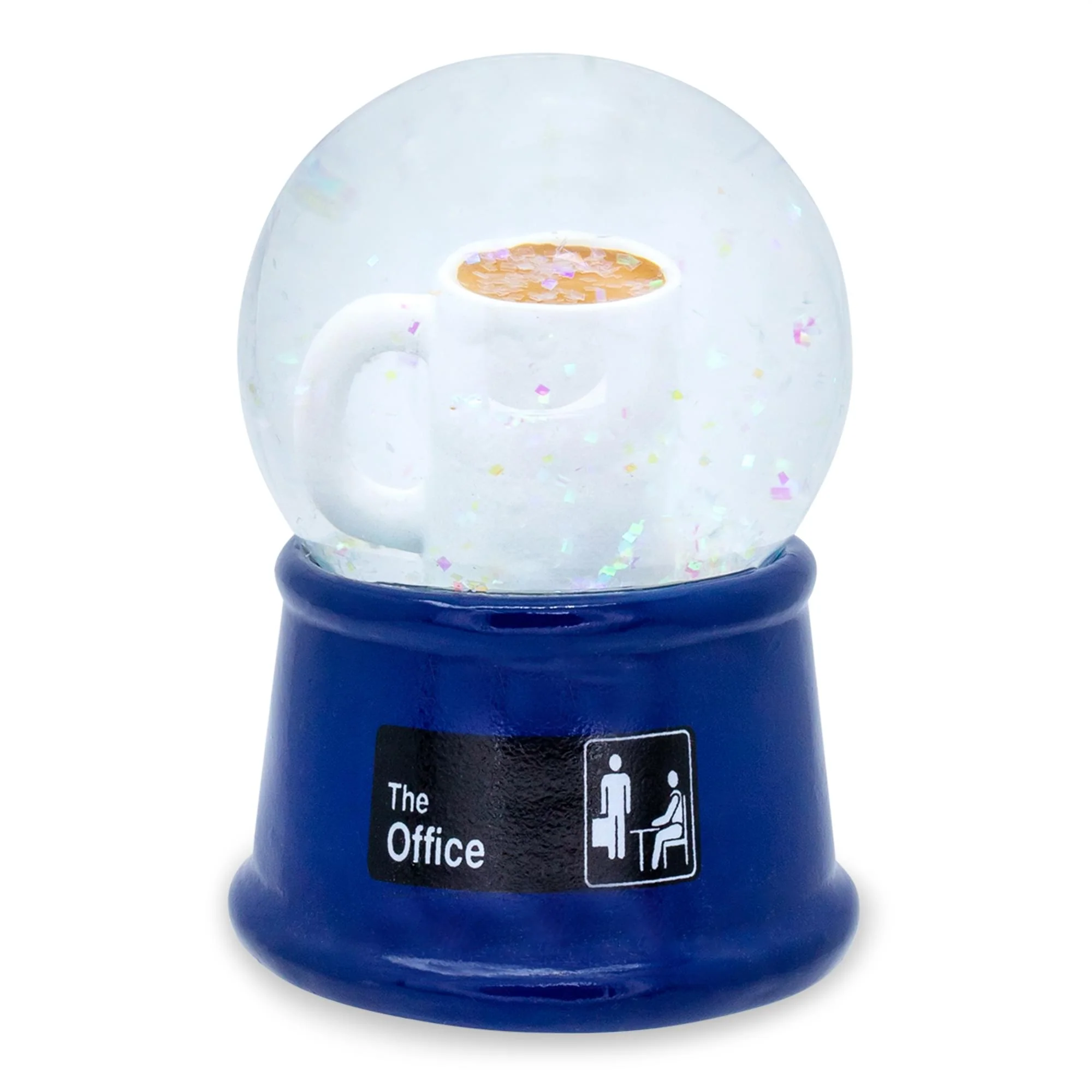The Office "World's Best Boss" Mug 3-Inch Mini Light-Up Snow Globe - Image 3