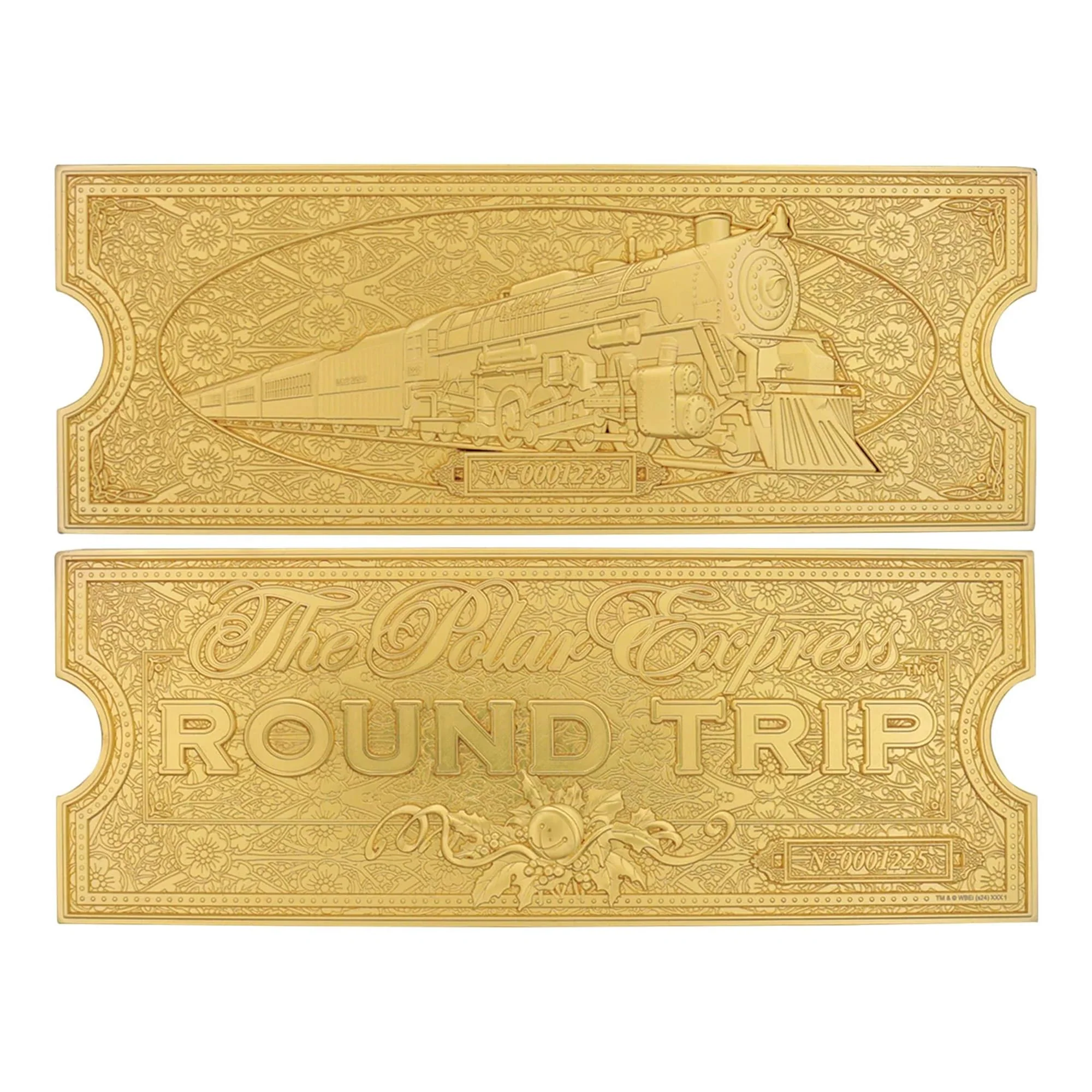 The Polar Express 24k Gold Plated Train Ticket - Image 3