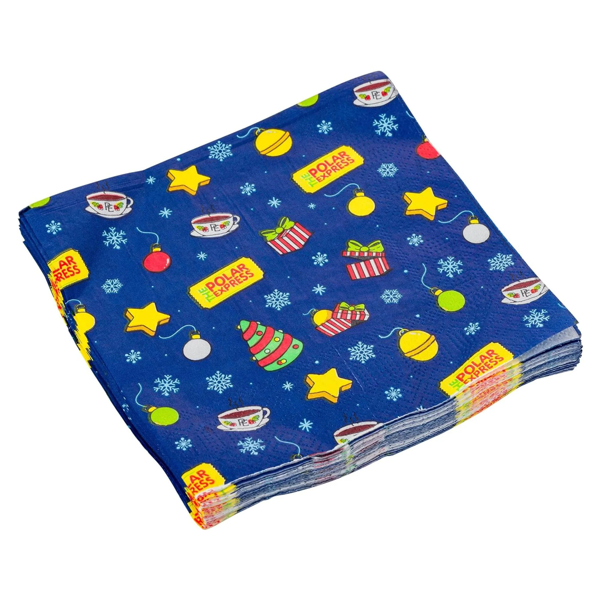 The Polar Express 32 Count Paper Napkin And Plate Party Pack - Image 4