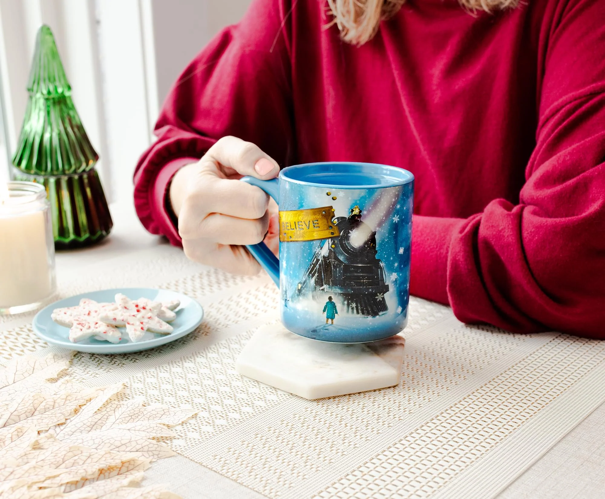 The Polar Express "Believe" Heat-Reveal Ceramic Mug | Holds 14 Ounces - Image 8