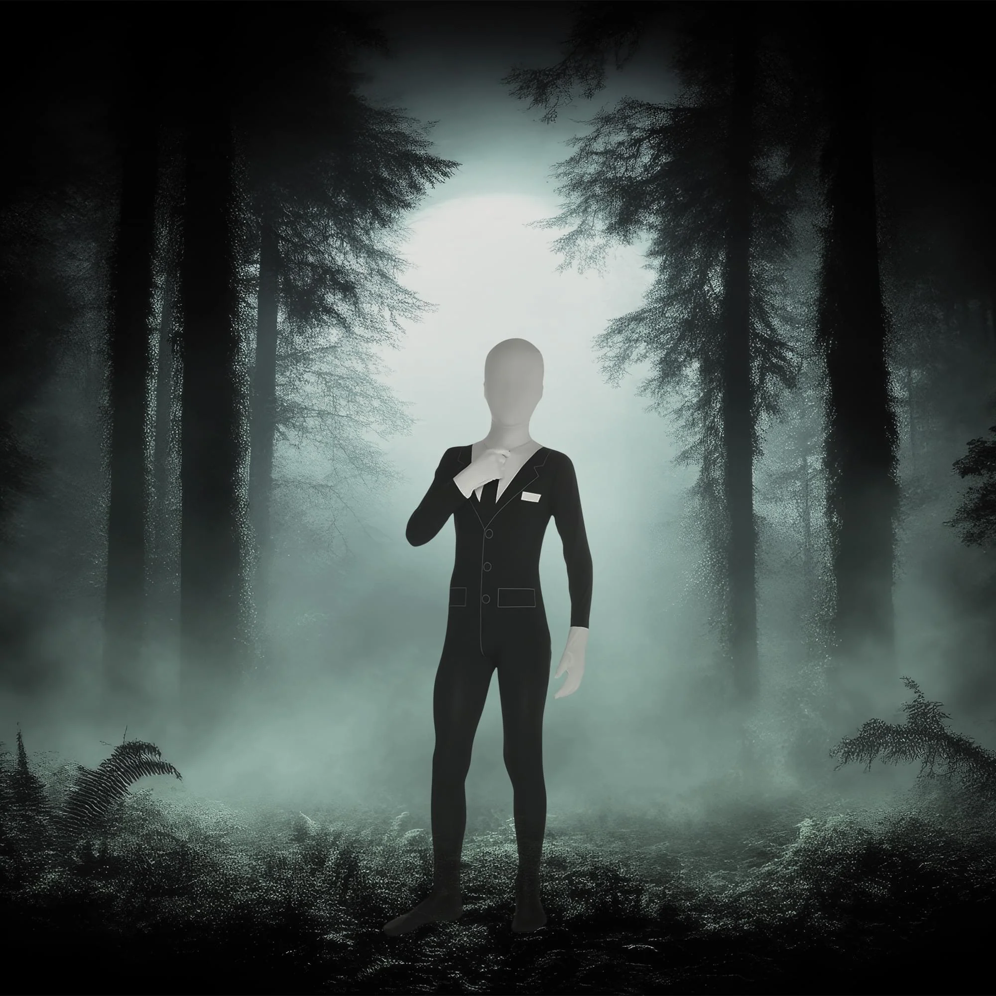 The Slenderman Child Costume Morphsuit - Image 22