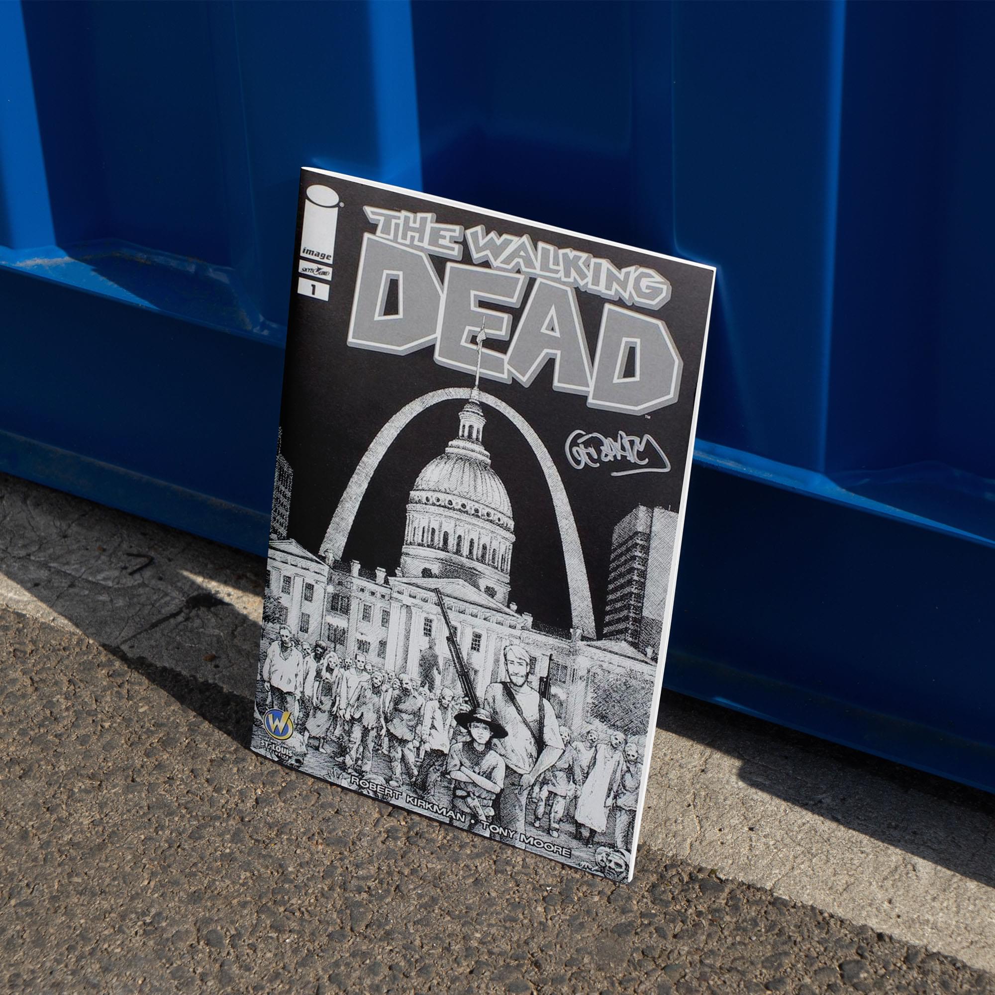 The Walking Dead #1 WW St Louis Exclusive B&W Cover Signed By Gerhard - Image 2