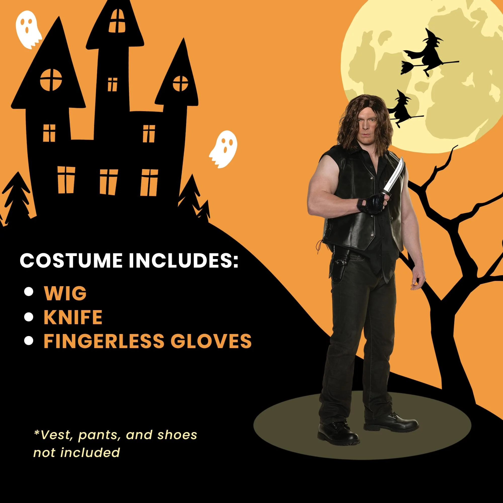 The Walking Dead Daryl Dixon Adult Costume Accessory Kit - Image 5