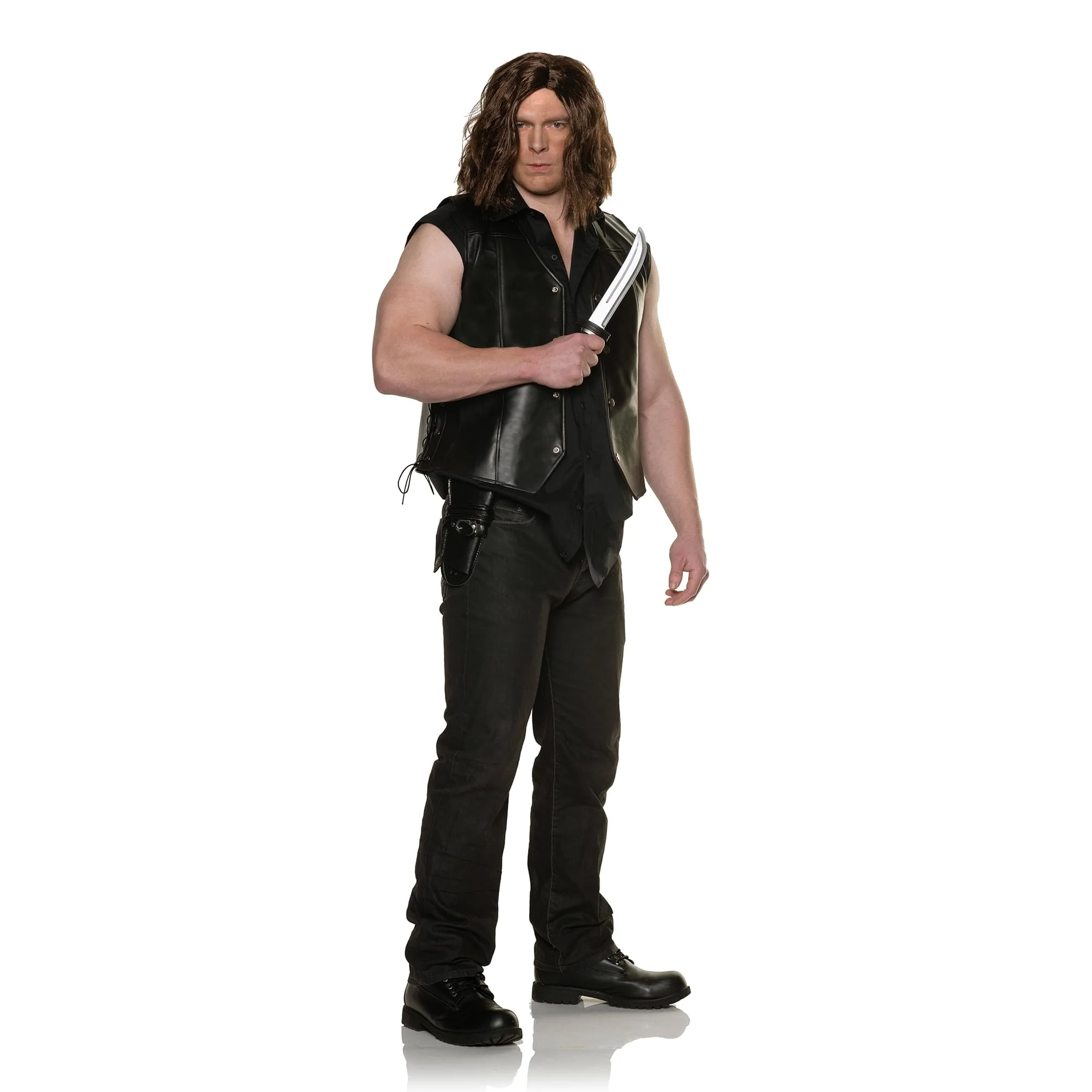 The Walking Dead Daryl Dixon Adult Costume Biker Vest - Image 7