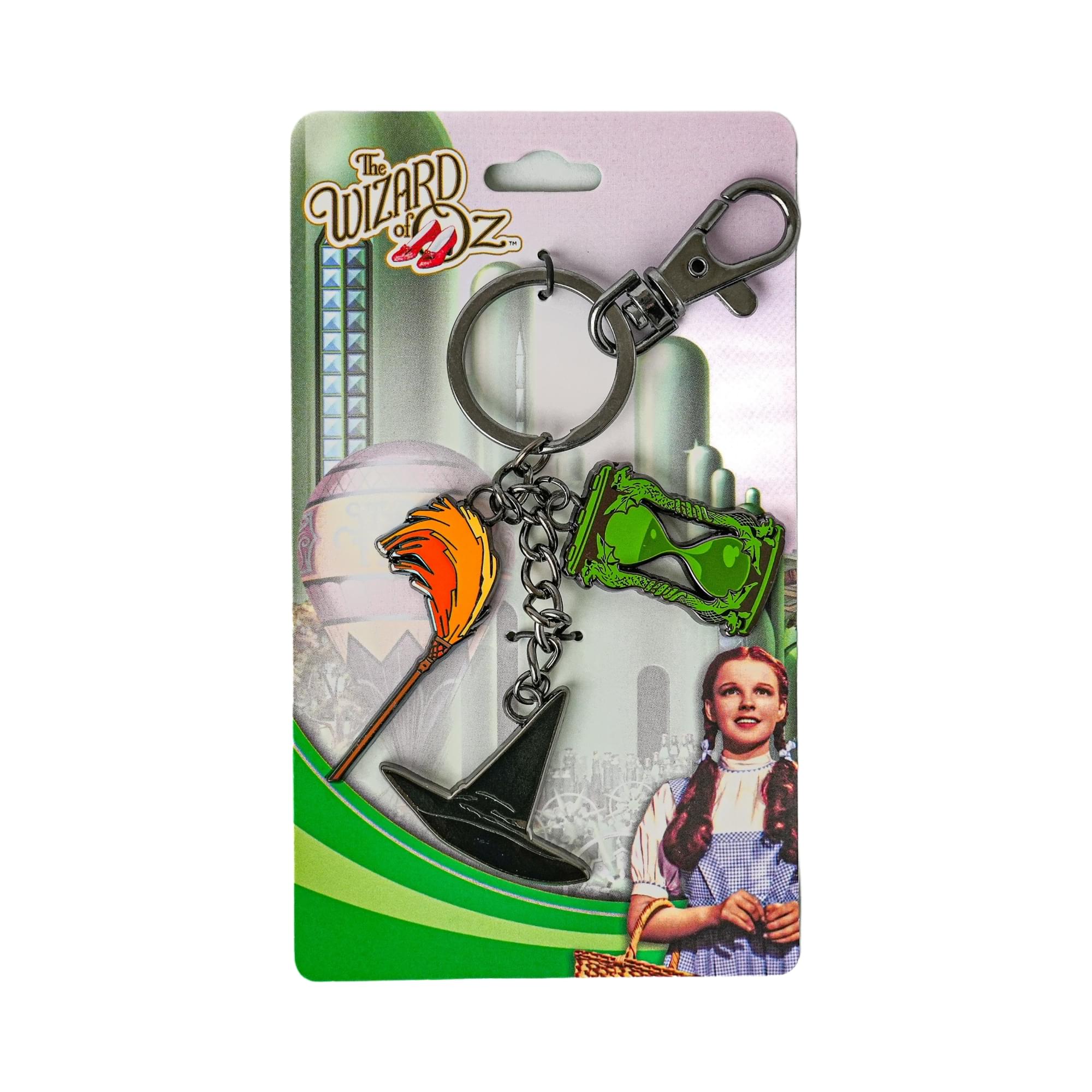 The Wizard of Oz Wicked Witch Multi-Charm Enamel Keychain - Image 2