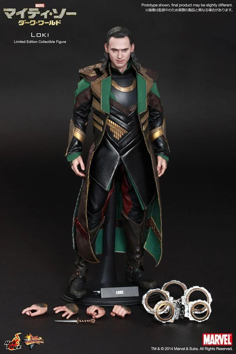Thor The Dark World Loki 1:6 Scale Hot Toys Figure - Image 2