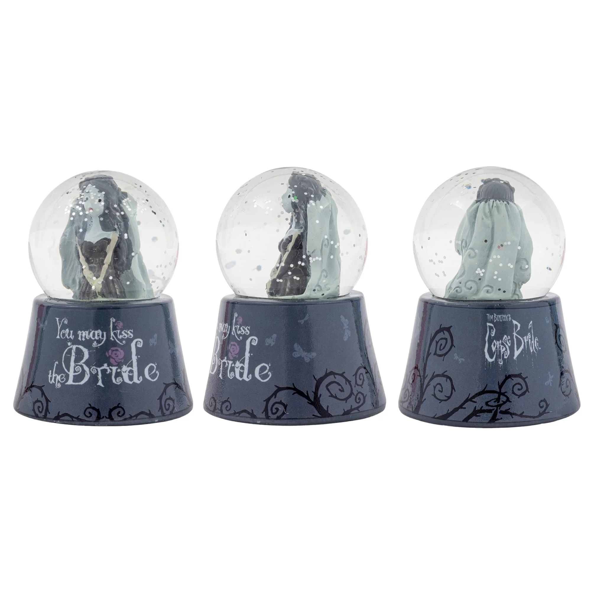 Tim Burton's Corpse Bride Emily Light-Up Mini Snow Globe | 3 Inches Tall - Image 3