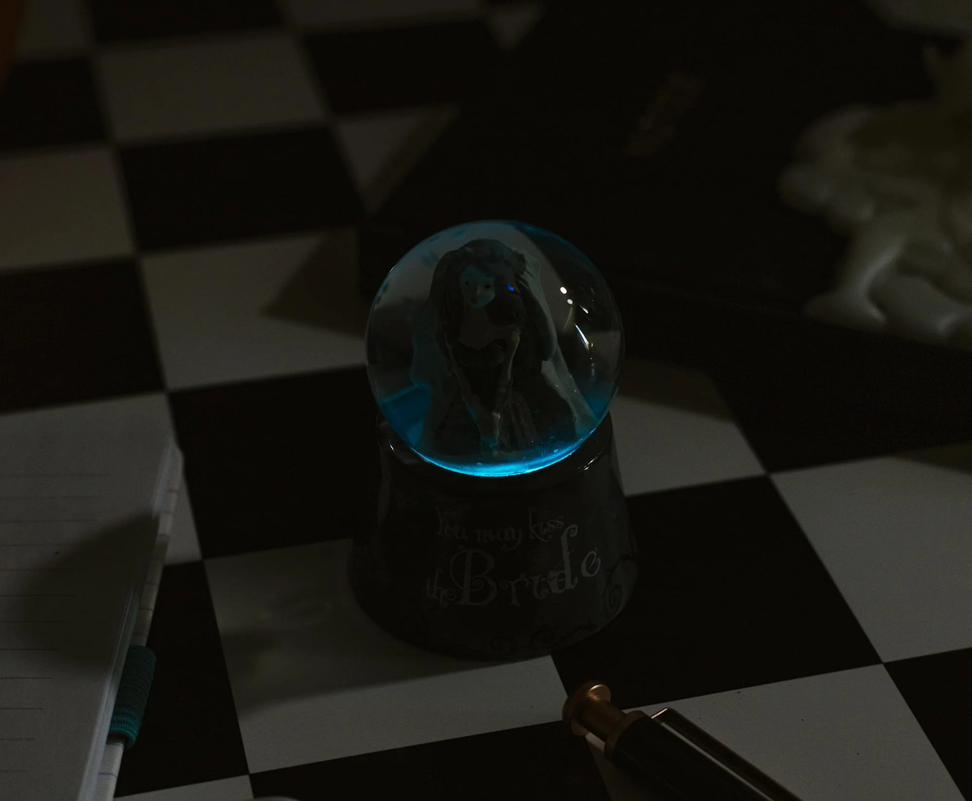Tim Burton's Corpse Bride Emily Light-Up Mini Snow Globe | 3 Inches Tall - Image 6