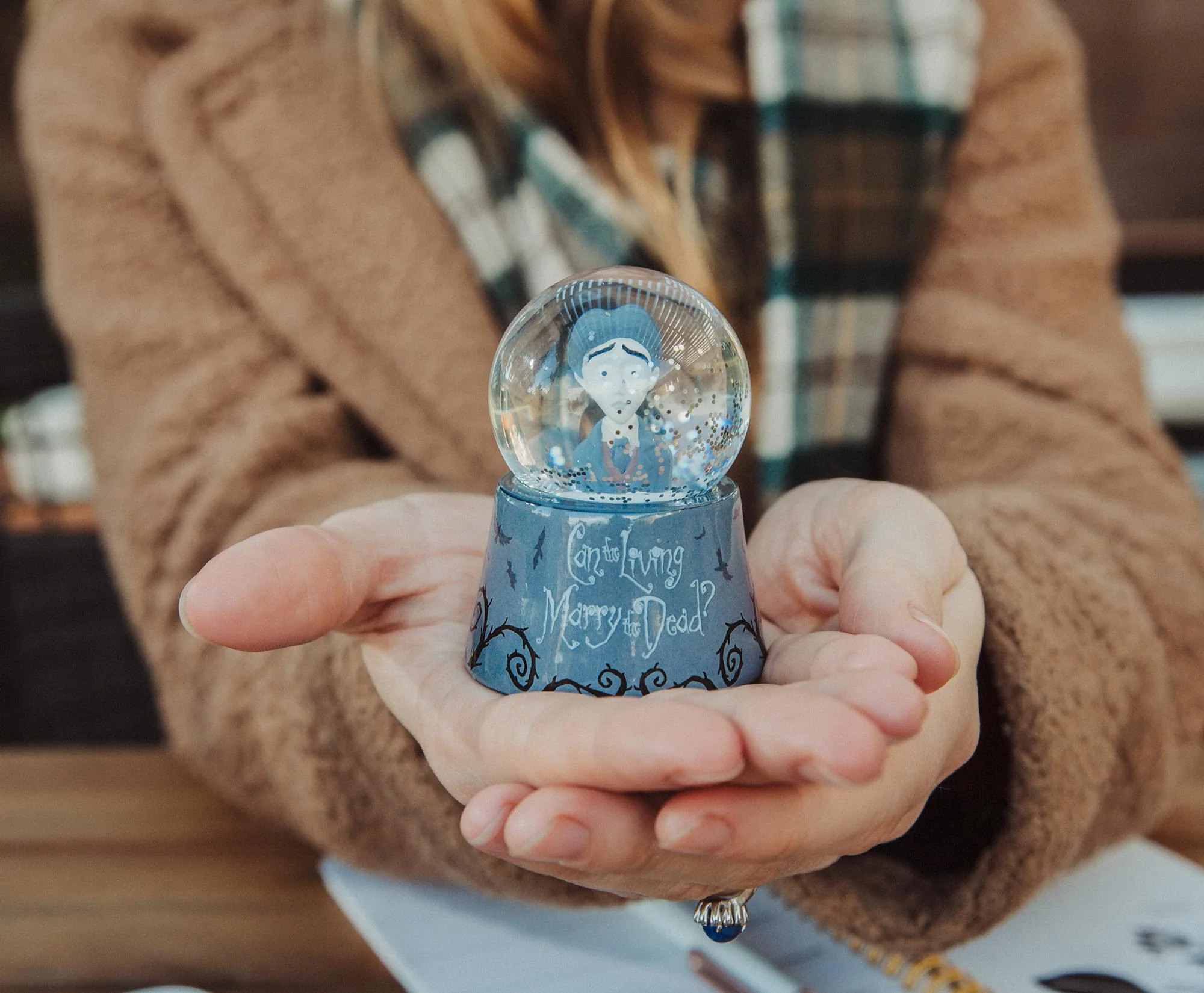 Tim Burton's Corpse Bride Victor Light-Up Mini Snow Globe | 3 Inches Tall - Image 6