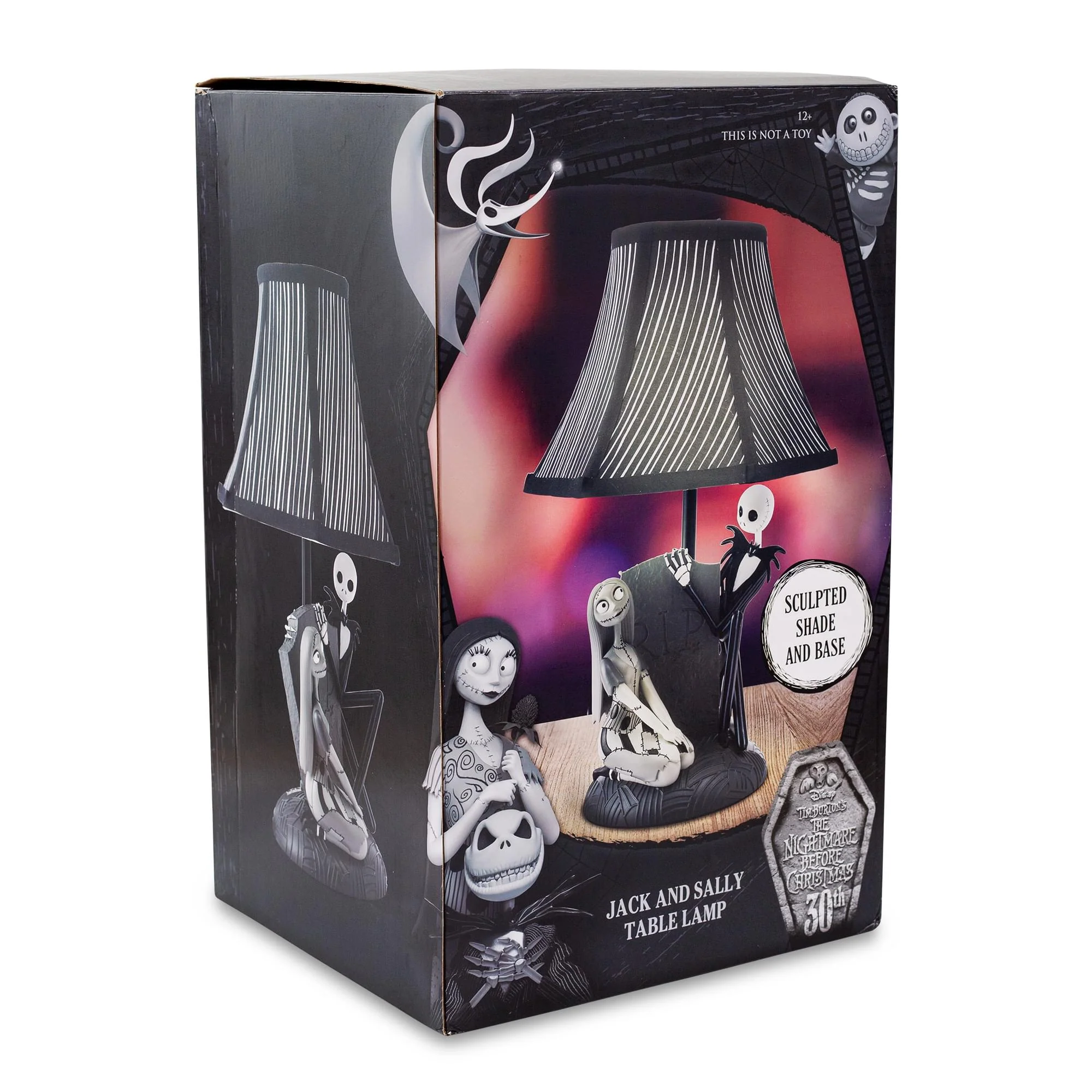 Tim Burton's The Nightmare Before Christmas Jack And Sally 15 Inch Table Lamp - Image 4
