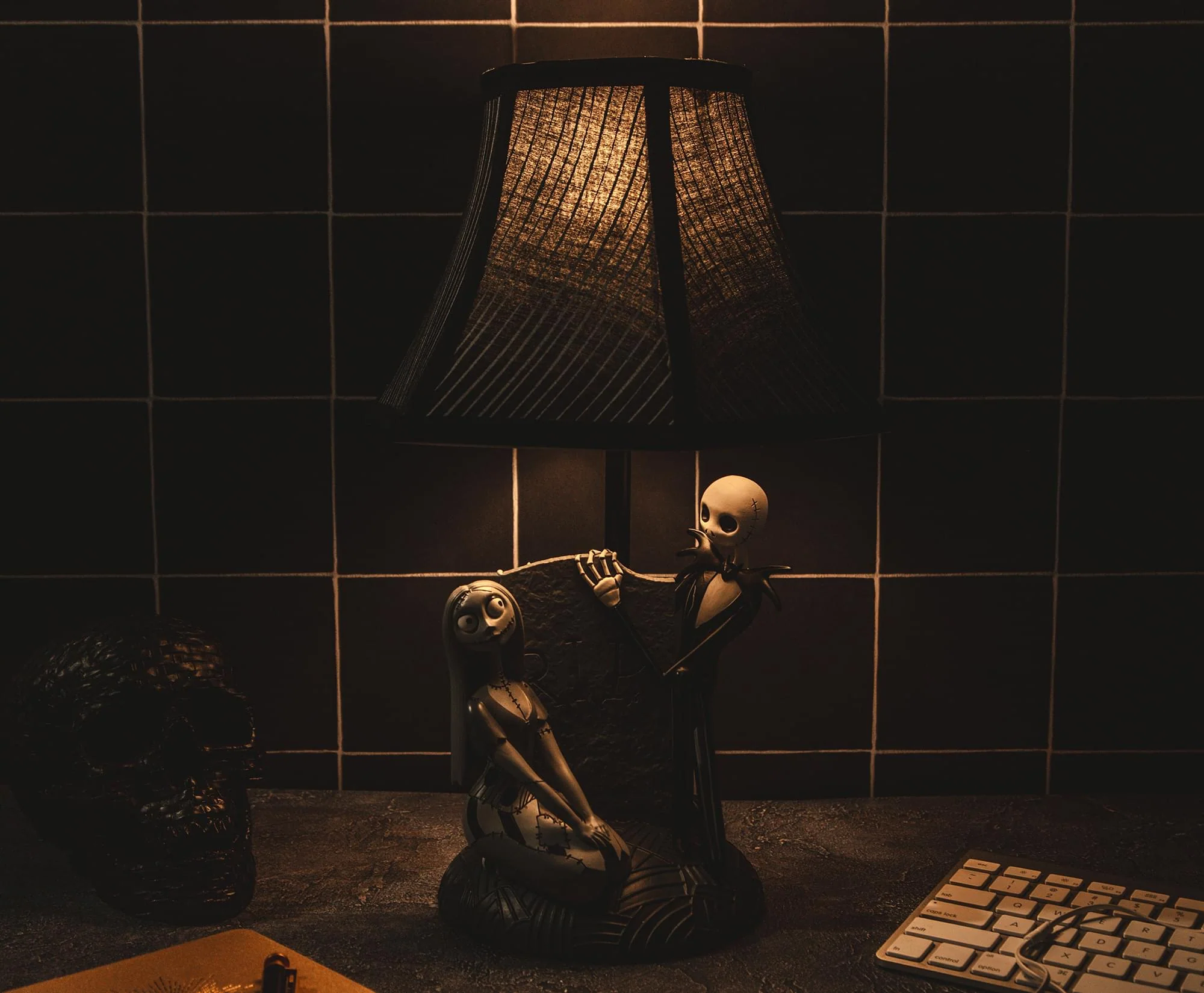 Tim Burton's The Nightmare Before Christmas Jack And Sally 15 Inch Table Lamp - Image 8