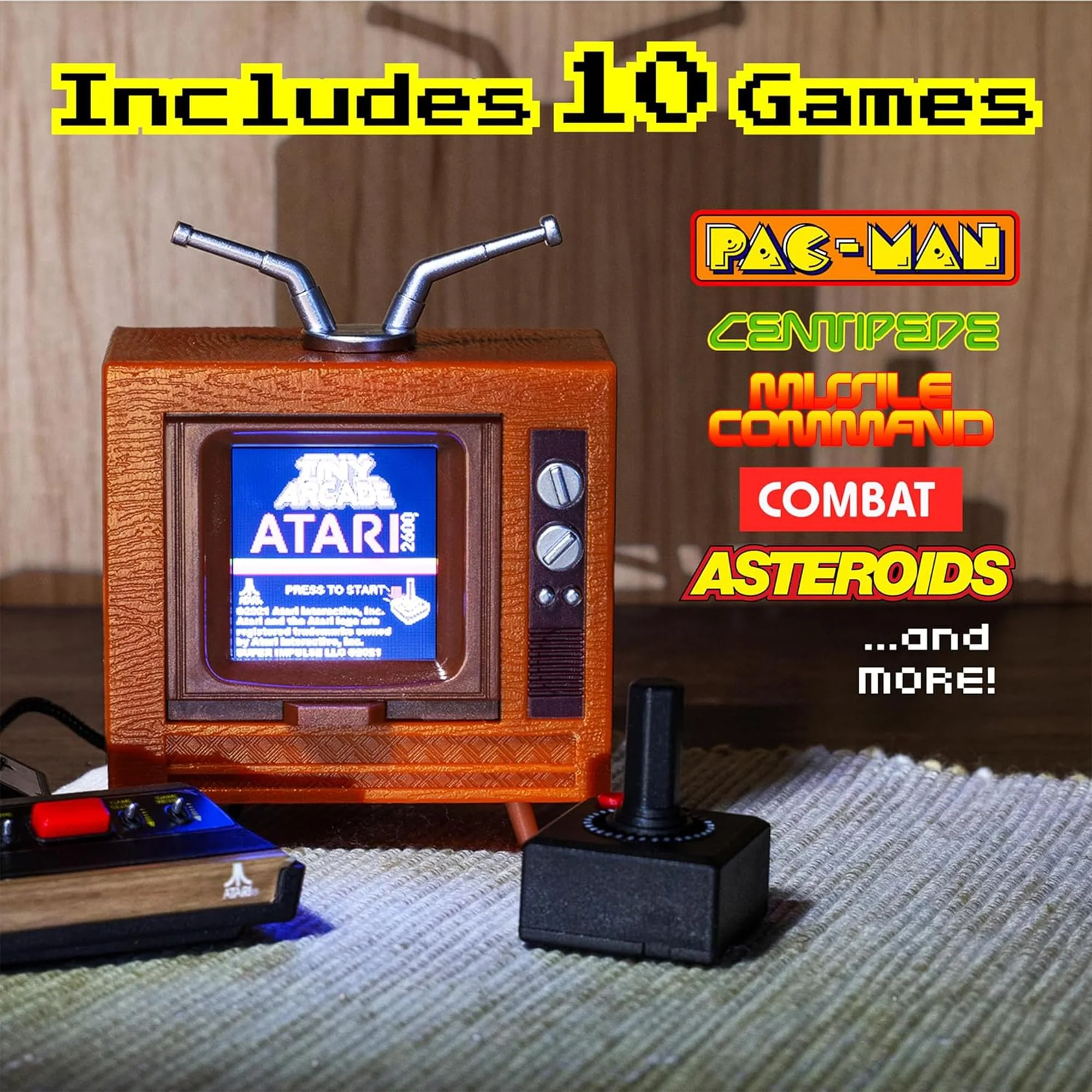 Tiny Arcade Atari 2600 3.5 Inch Playable Mini Retro Game - Image 4