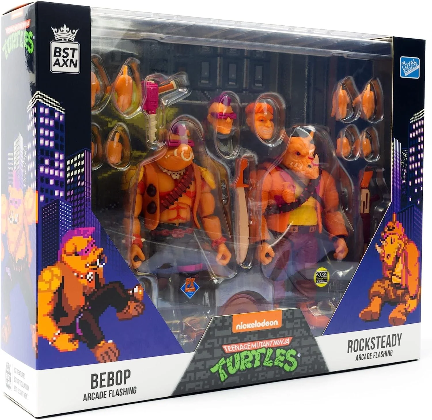 TMNT Arcade Exclusive 5 Inch Figure Set | Bebop & Rocksteady - Image 2