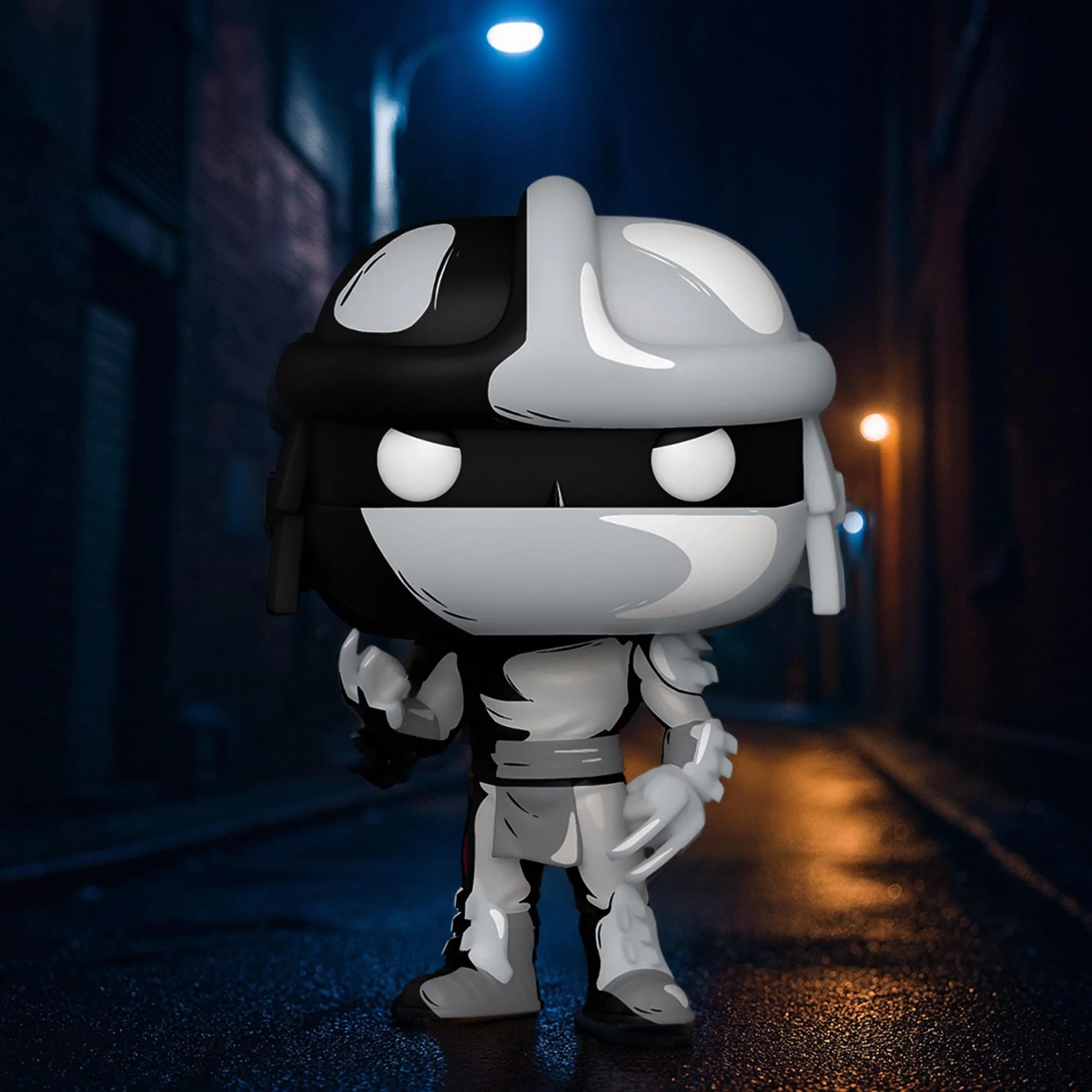 TMNT Funko POP Vinyl Figure | Shredder B&W Exclusive - Image 4