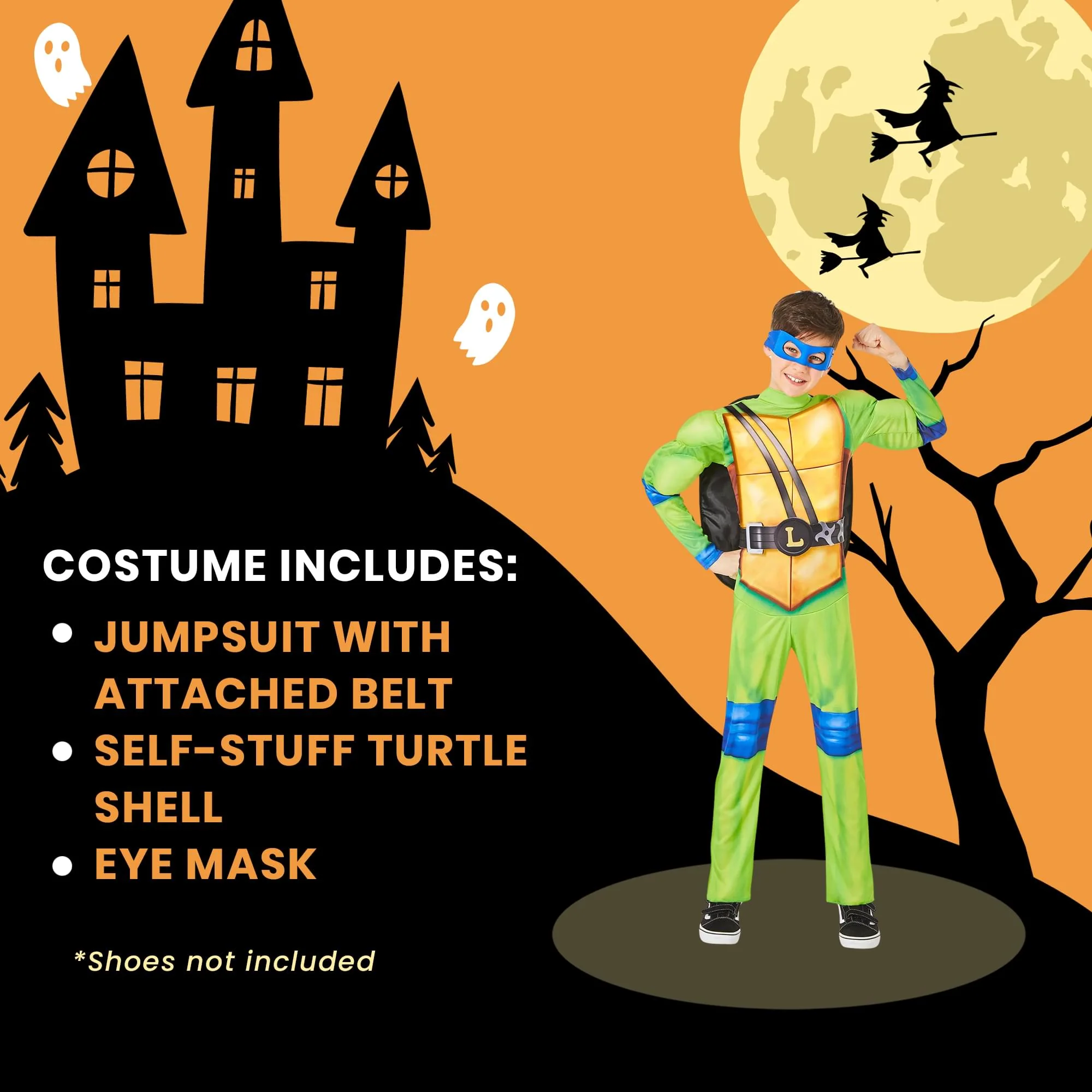 TMNT Leonardo Movie Child Costume - Image 13