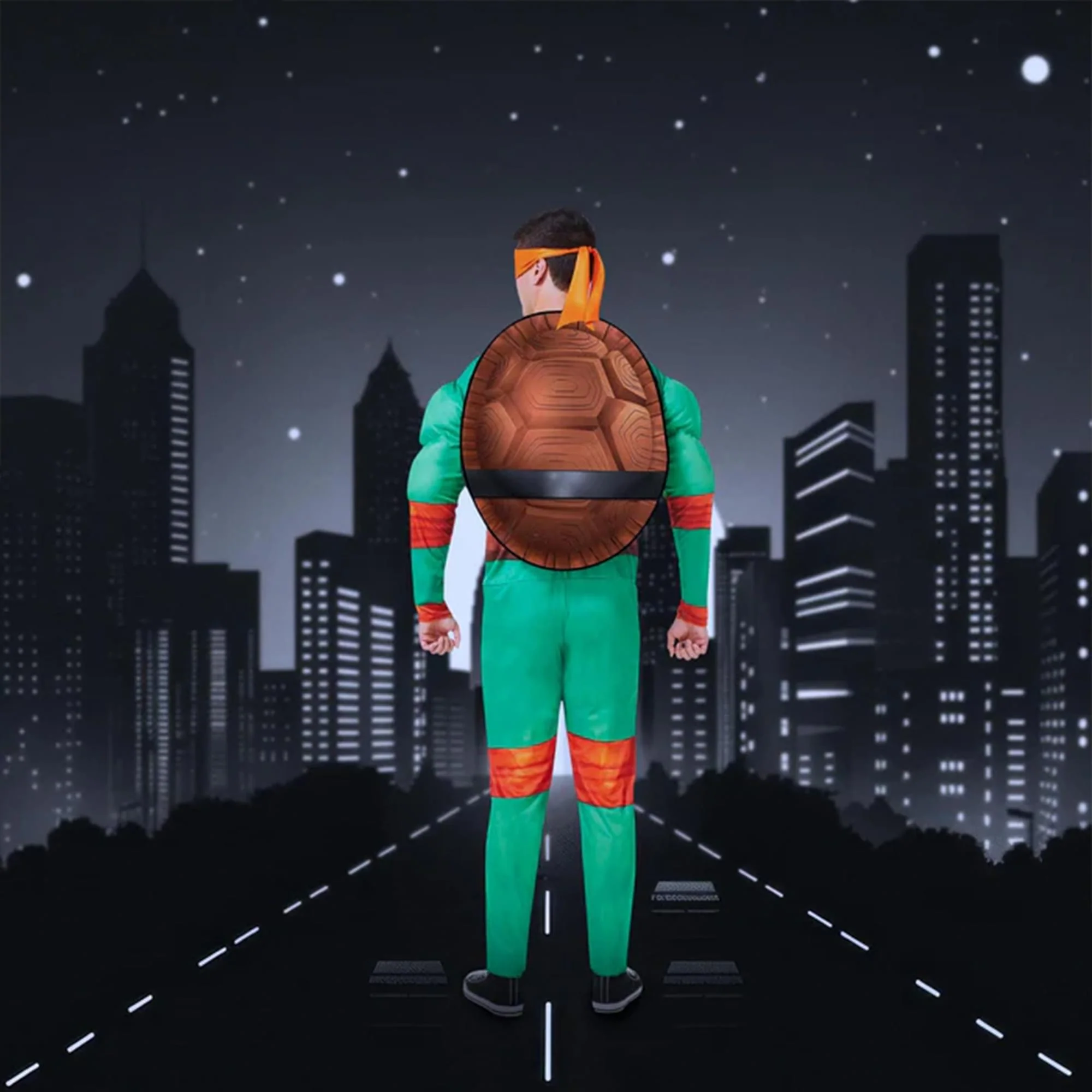 Teenage Mutant Ninja Turtles Michelangelo Adult Costume - Image 4