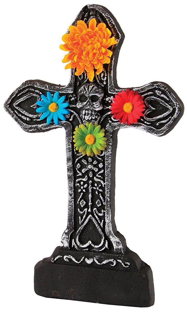 Tombstone Day Of The Dead Heart Halloween Prop