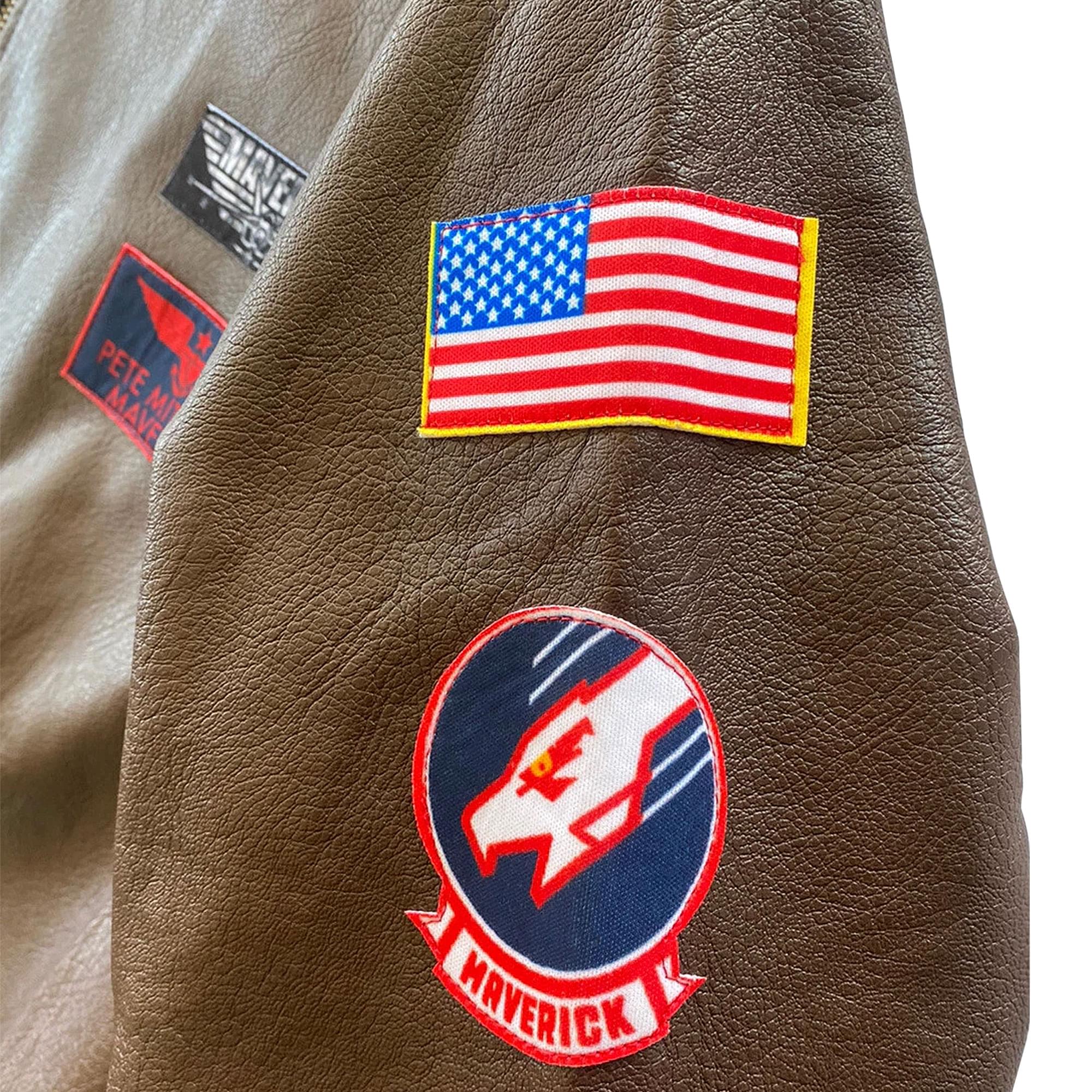 Top Gun: Maverick Bomber Jacket Costume Adult Mens - Image 10