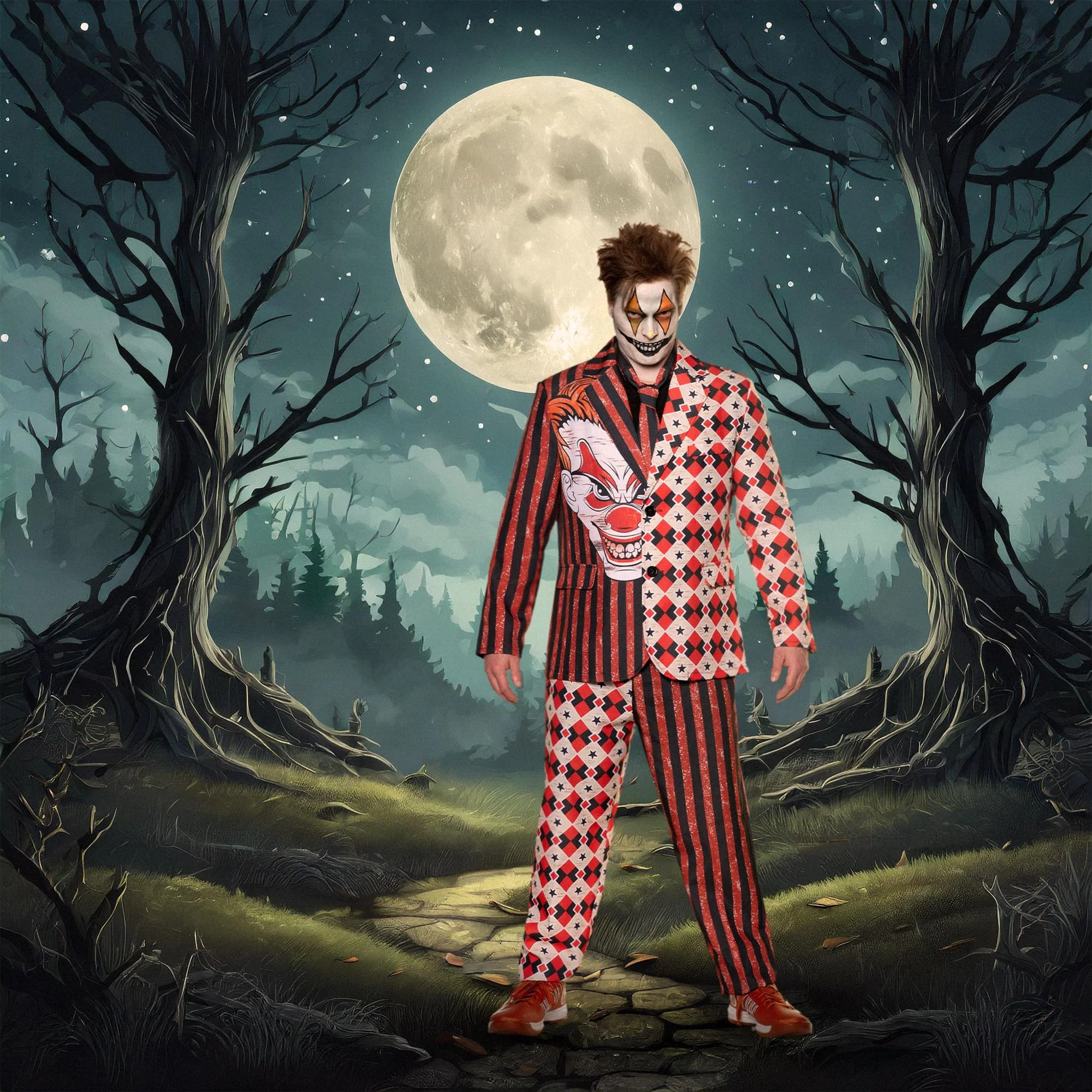 Torment Clown Adult Costume - Image 10