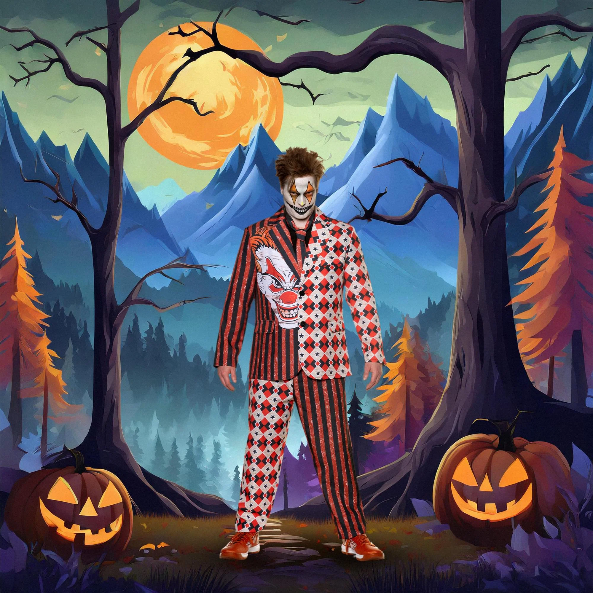Torment Clown Adult Costume - Image 9