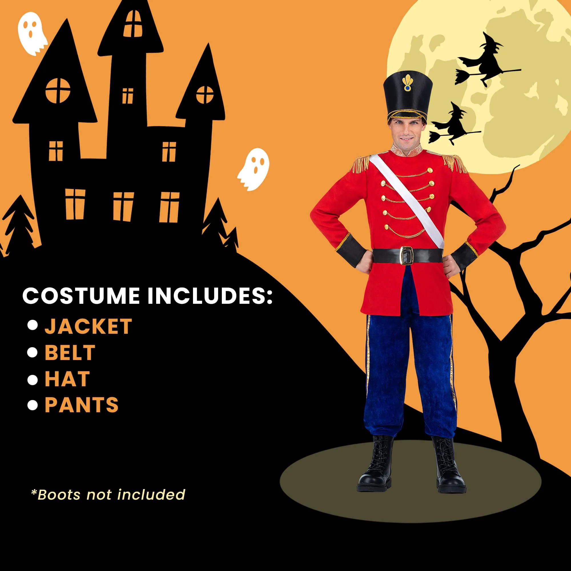 Toy Soldier Adult Men's Costume - Image 16