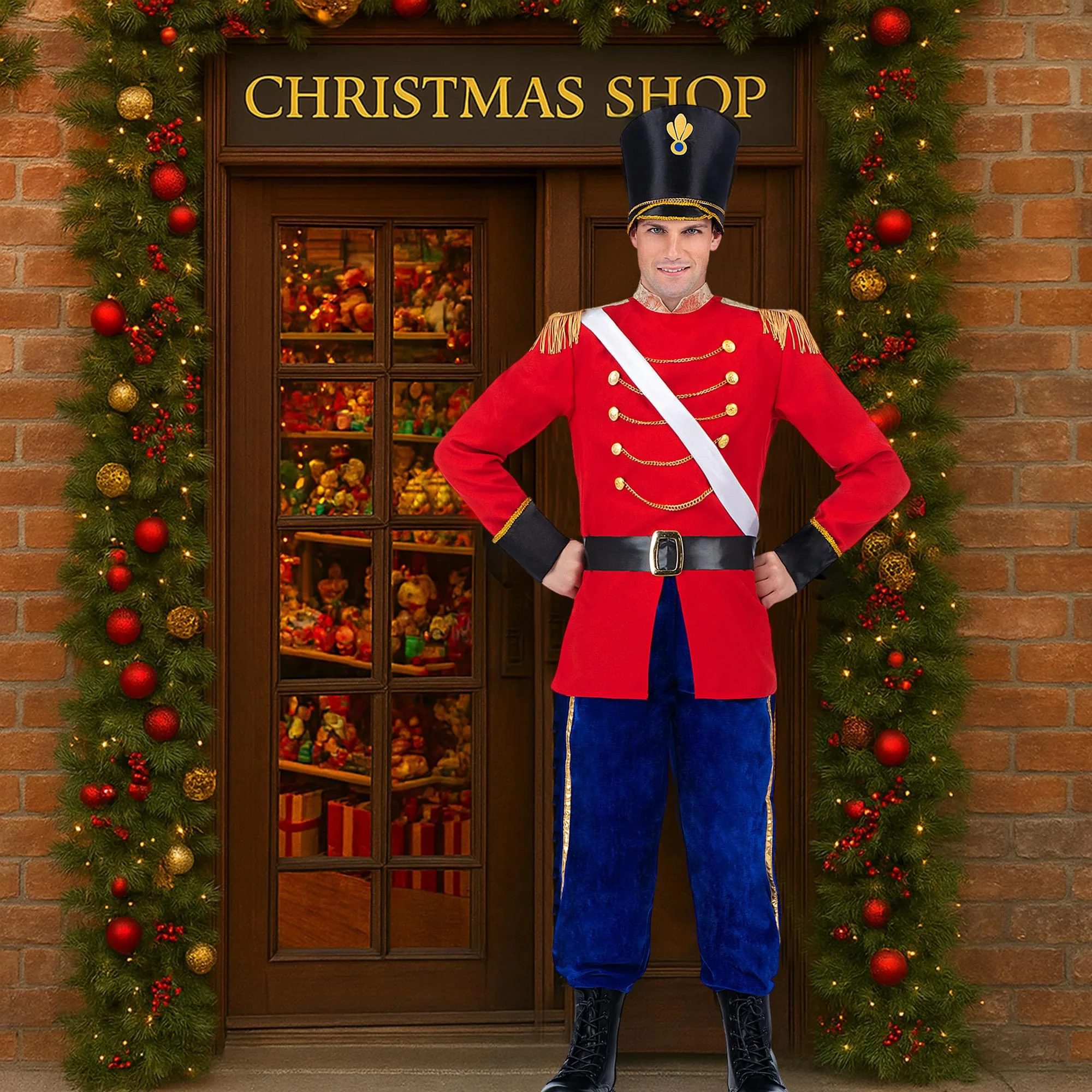 Toy Soldier Adult Men's Costume - Image 3