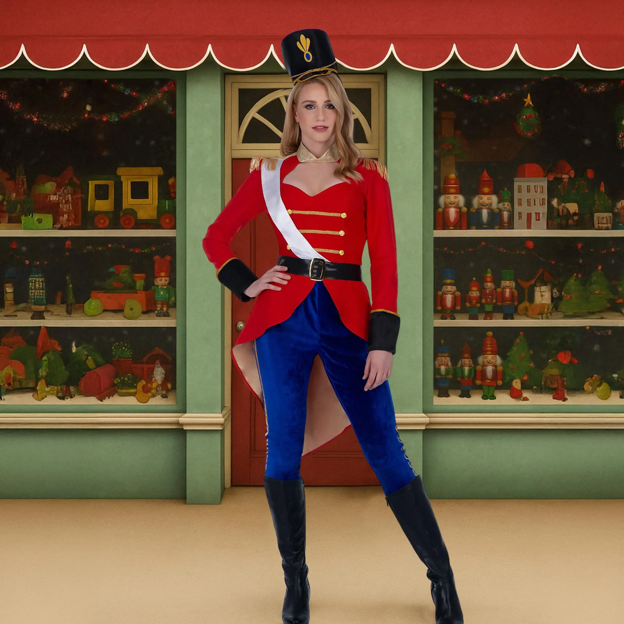 Toy Soldier Adult Women's Costume - Image 23