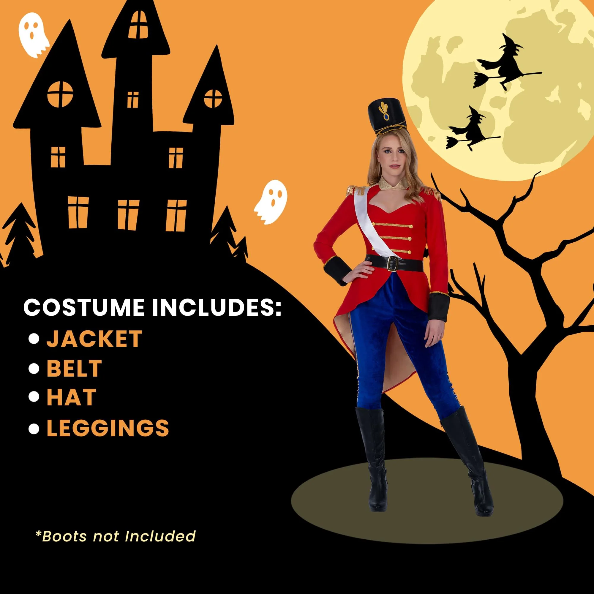 Toy Soldier Adult Women's Costume - Image 29
