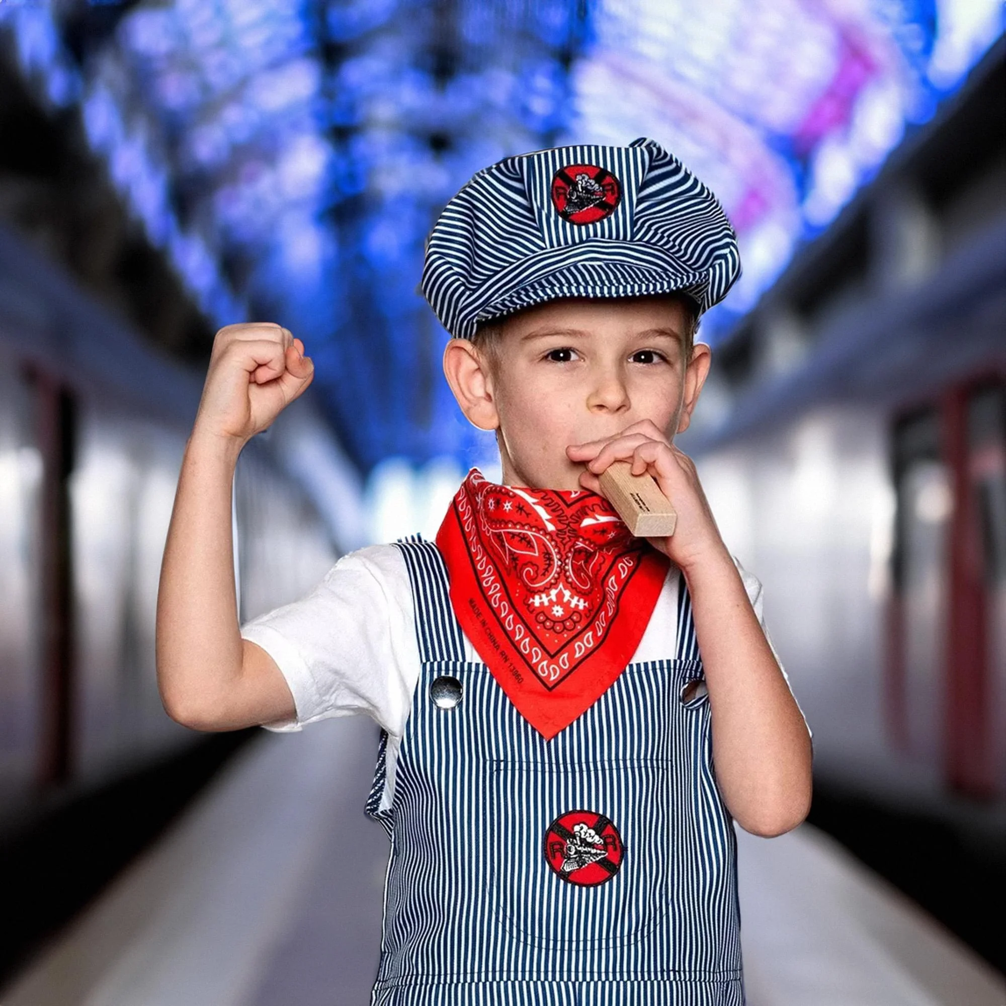 Train Engineer Hat Child Costume Accessory | One Size - Image 3