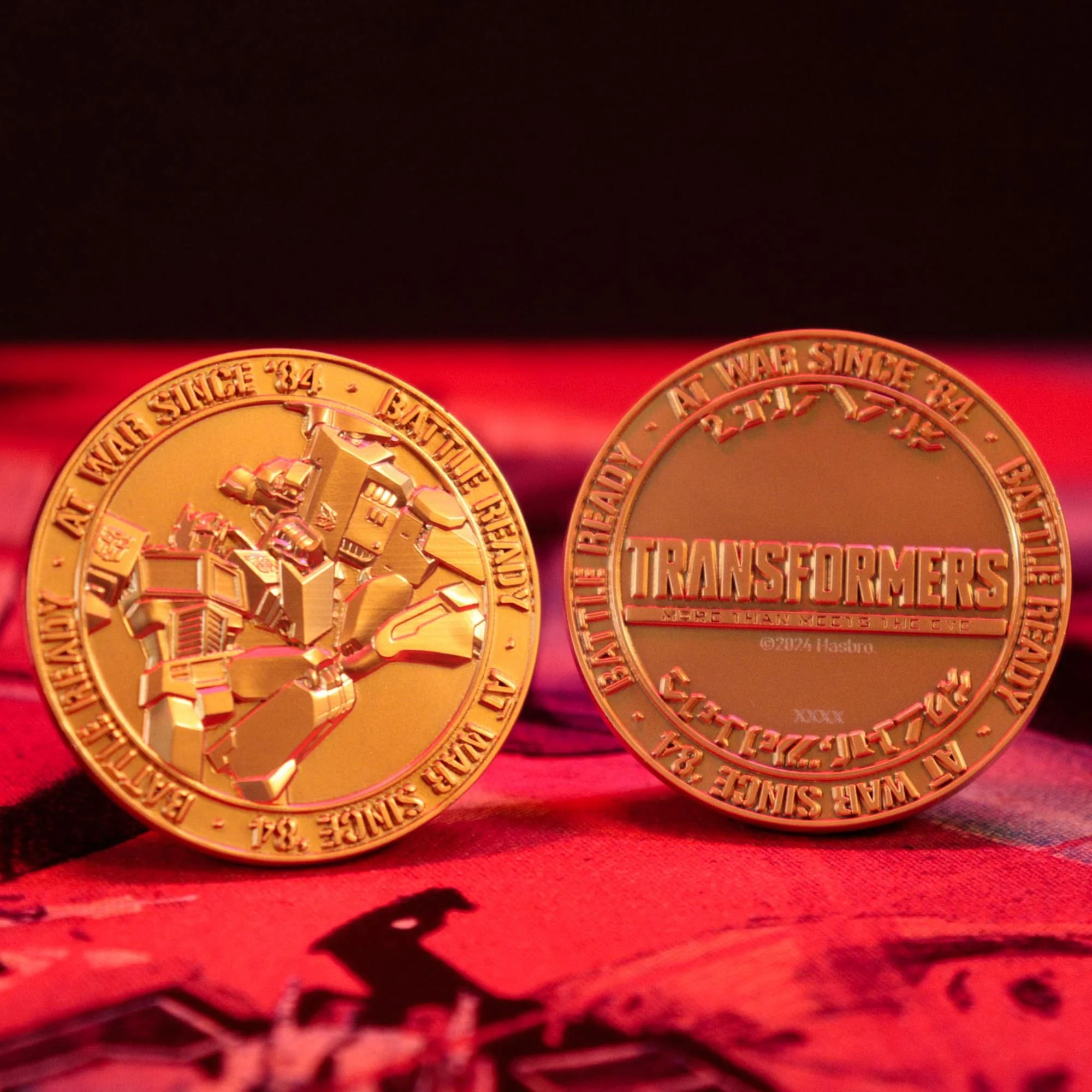 Transformers 40th Anniversary 24k Gold Plated Coin - Image 9