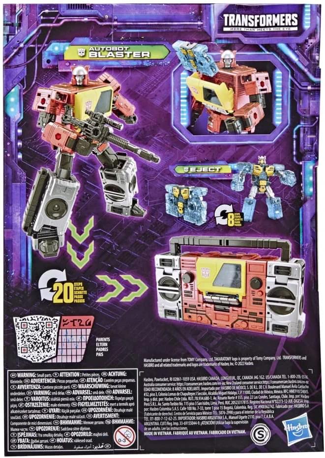 Transformers Generations Legacy Voyager Autobot Blaster & Eject Action Figure - Image 4