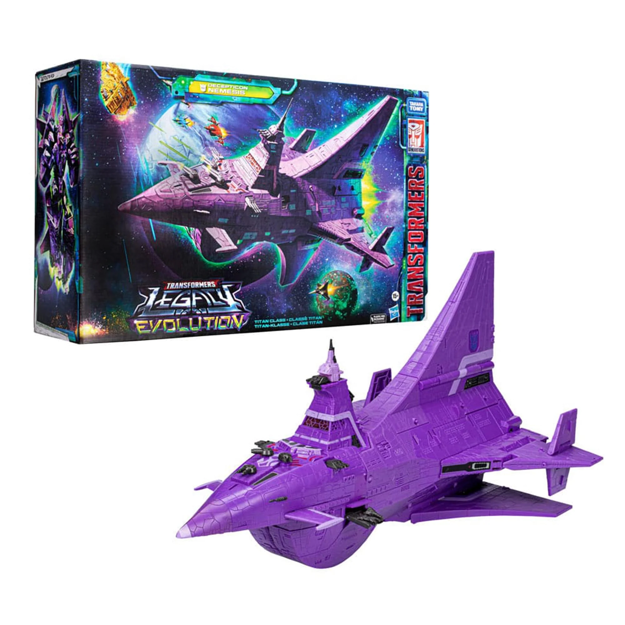 Transformers Legacy Evolution Titan Decepticon Nemesis Action Figure - Image 3