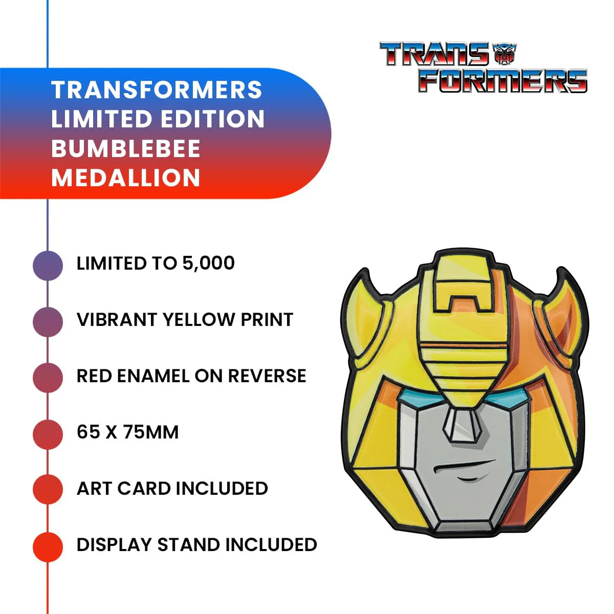Transformers Limited Edition Bumblebee Medallion - Image 9