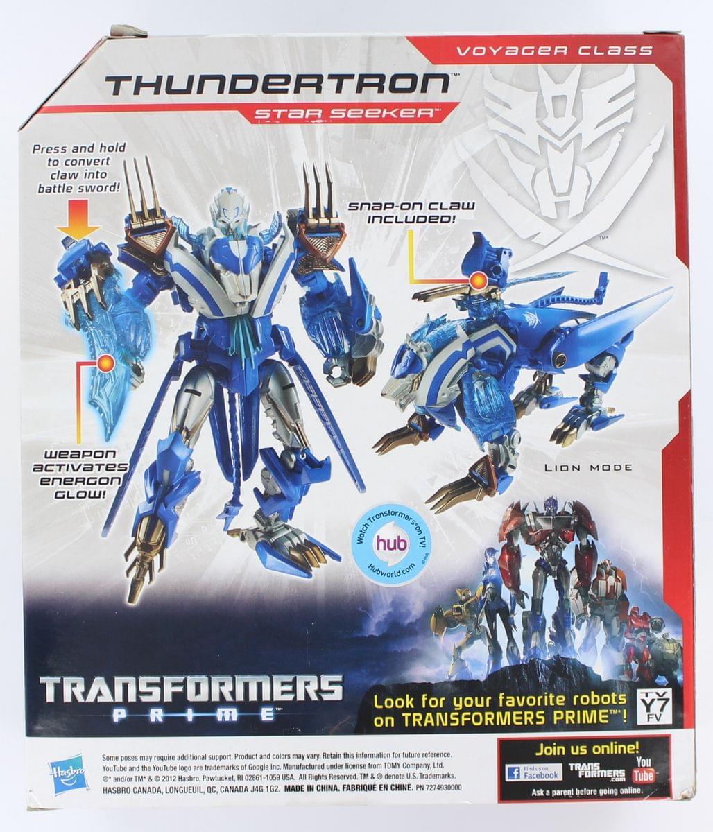 Transformers Prime Voyager Powerizers Thundertron - Image 2