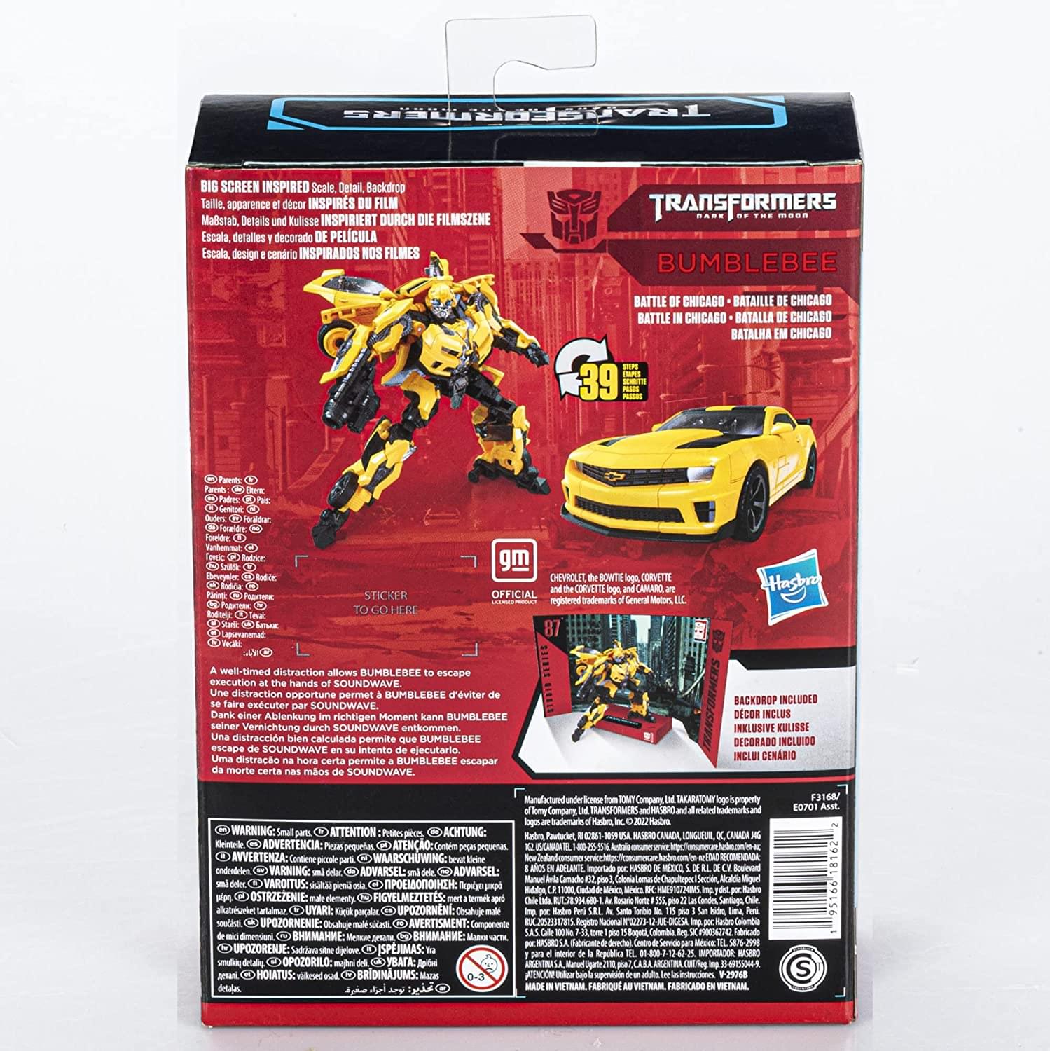 Transformers Studio Series 87 Dark of the Moon Bumblebee - Image 4