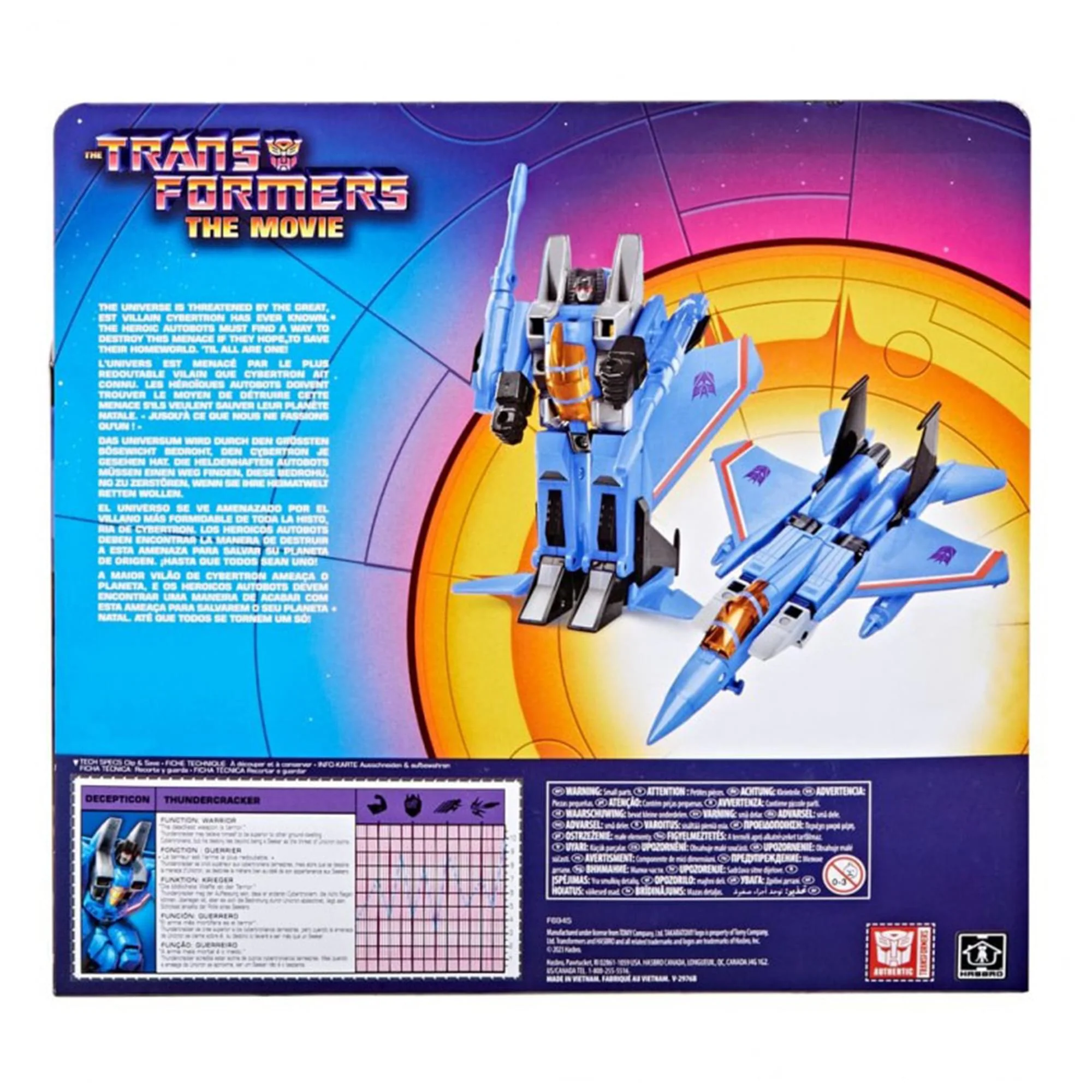 Transformers: The Movie Thundercracker 5.5 Inch Retro Figure - Image 5