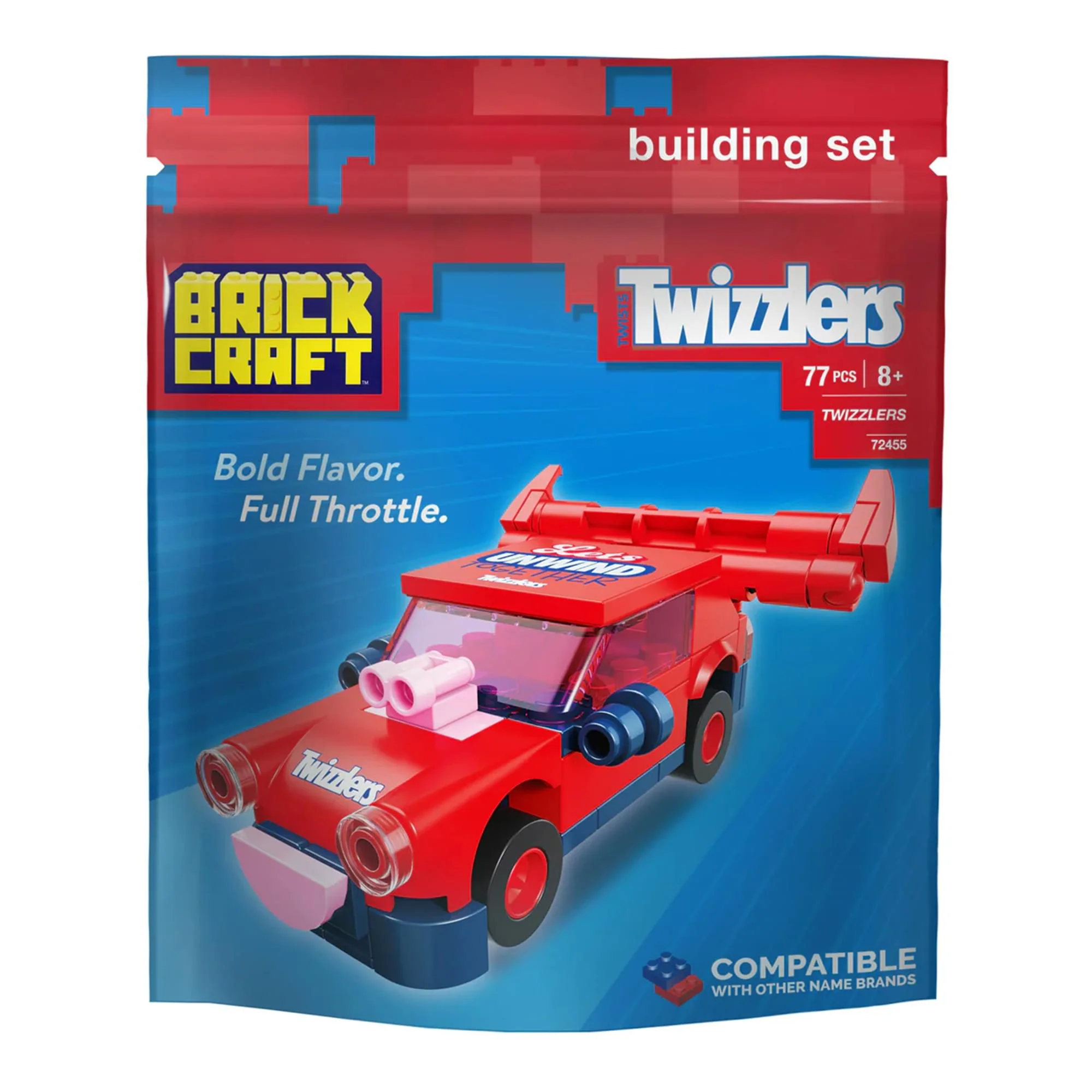 Twizzlers Racer 76-Piece Brickcraft Building Set - Image 2