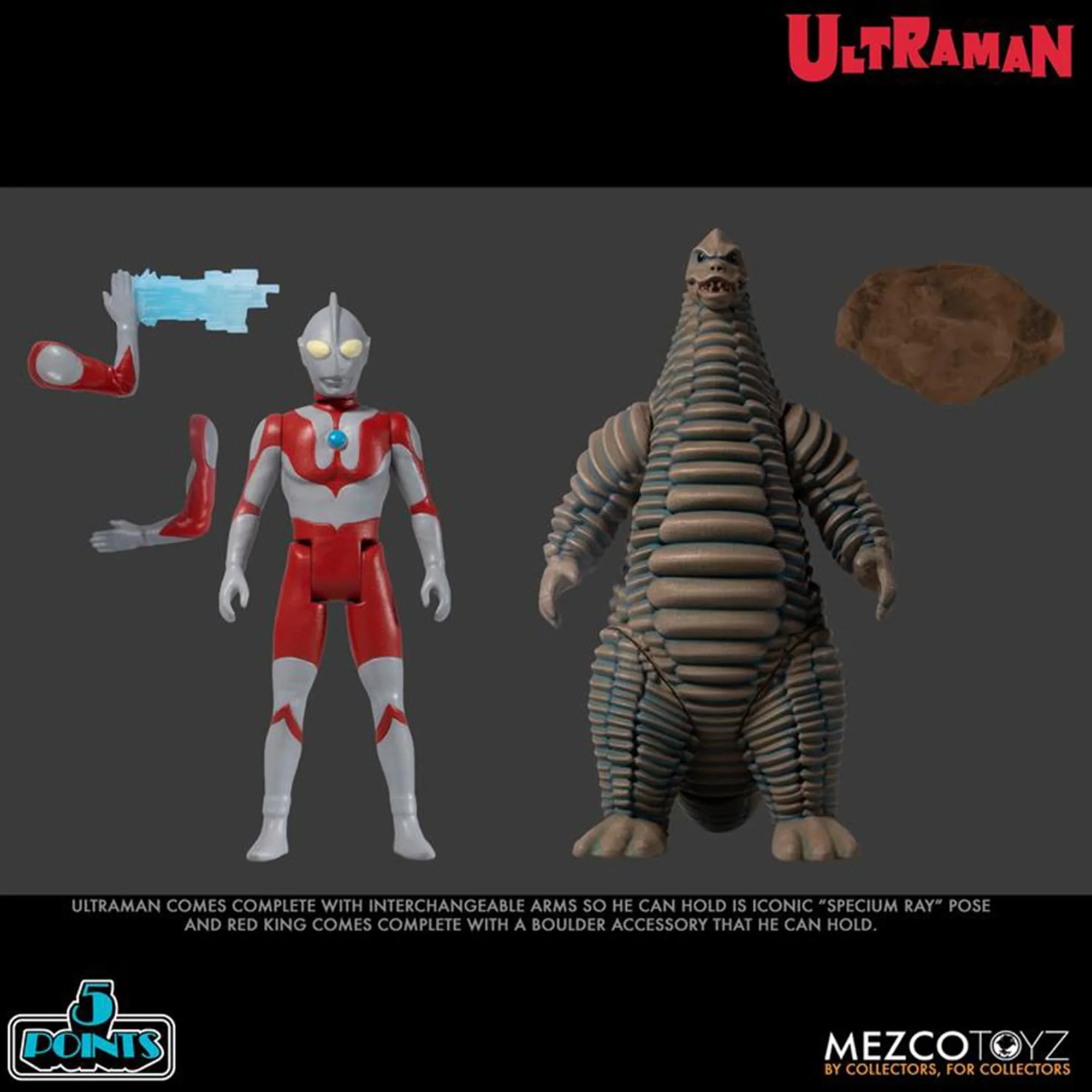 Ultraman and Red King 5 Points Action Figure Boxed Set - Image 8